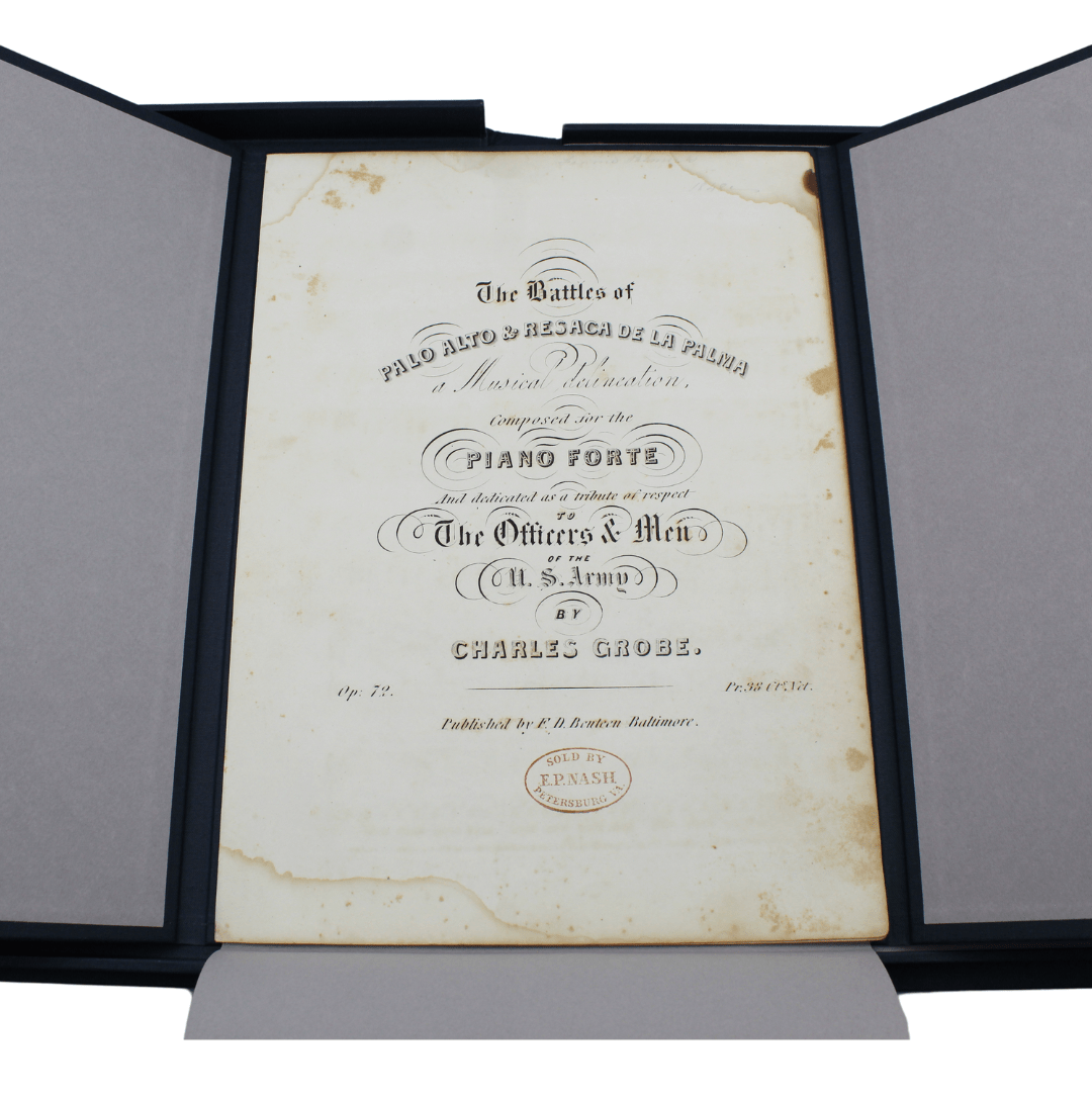 The Battles of Palo Alto & Resaca De La Palma, a Musical Delineation by Charles Grobe, 1846 - The Great Republic