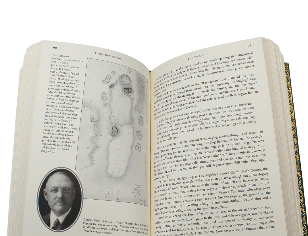 The Captain: George C. Thomas Jr. and His Golf Architecture by Geoff Shackelford, Limited Edition, Binder's Copy, 1996 - The Great Republic