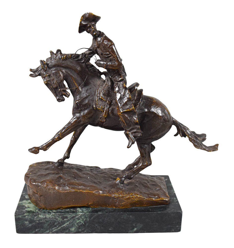 "The Cowboy" Bronze Sculpture, after Frederic Remington - The Great Republic