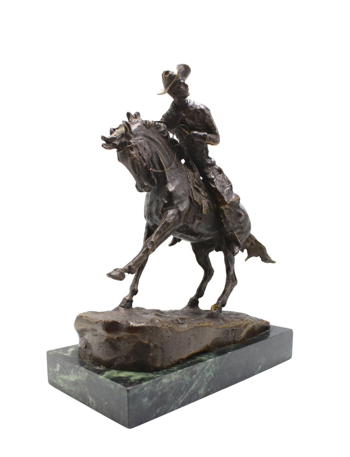 "The Cowboy" Bronze Sculpture, after Frederic Remington - The Great Republic