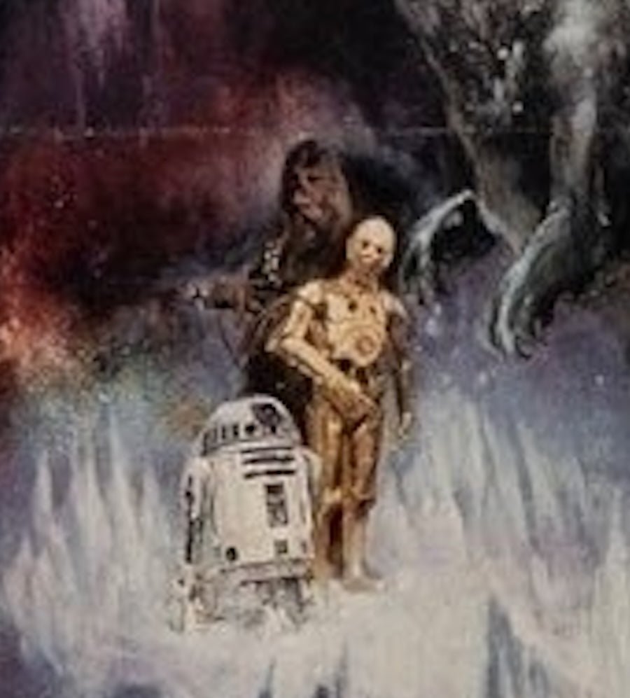 "The Empire Strikes Back" Vintage Movie Poster, Illustrated by Roger Kastel, 1980 - The Great Republic