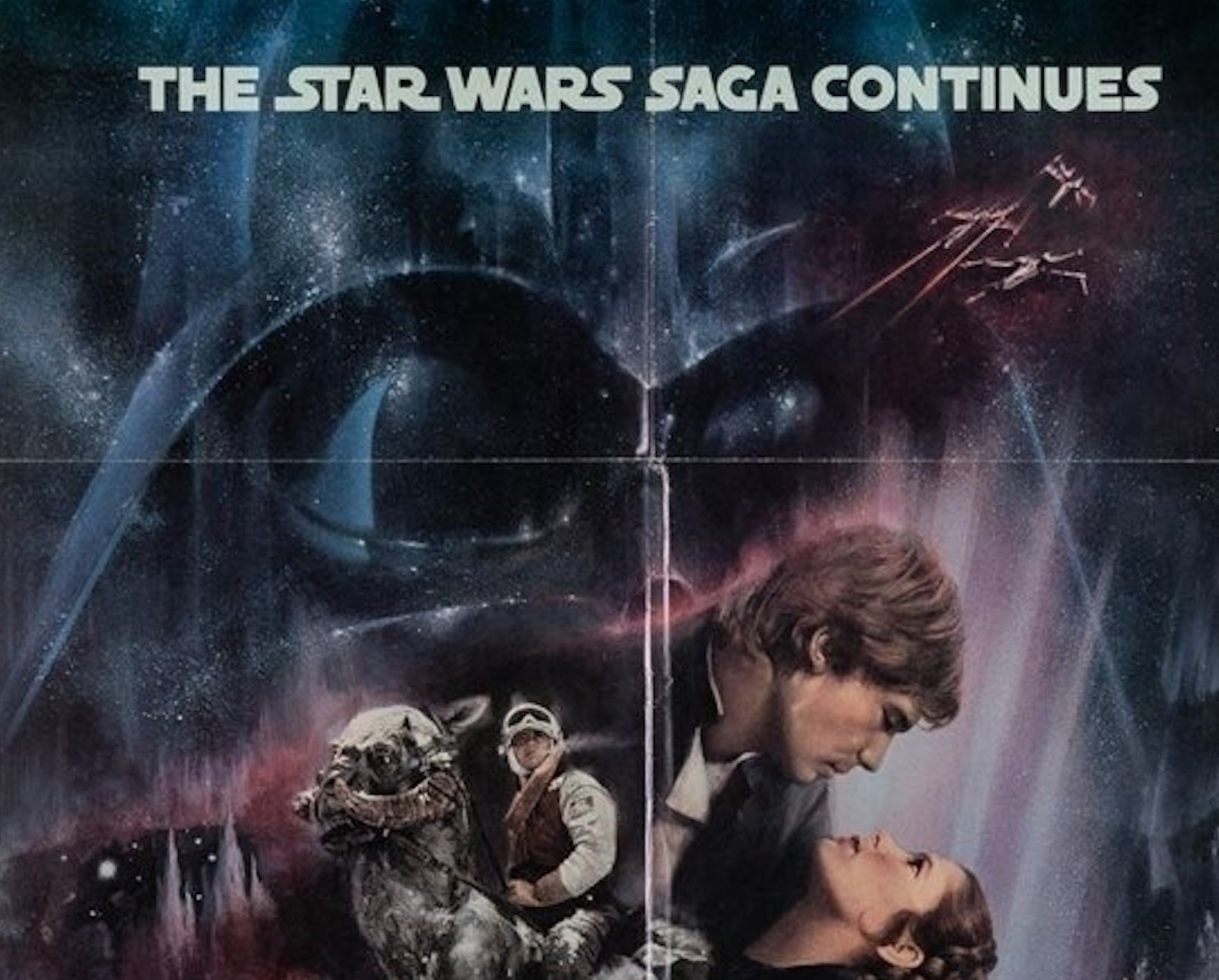 "The Empire Strikes Back" Vintage Movie Poster, Illustrated by Roger Kastel, 1980 - The Great Republic