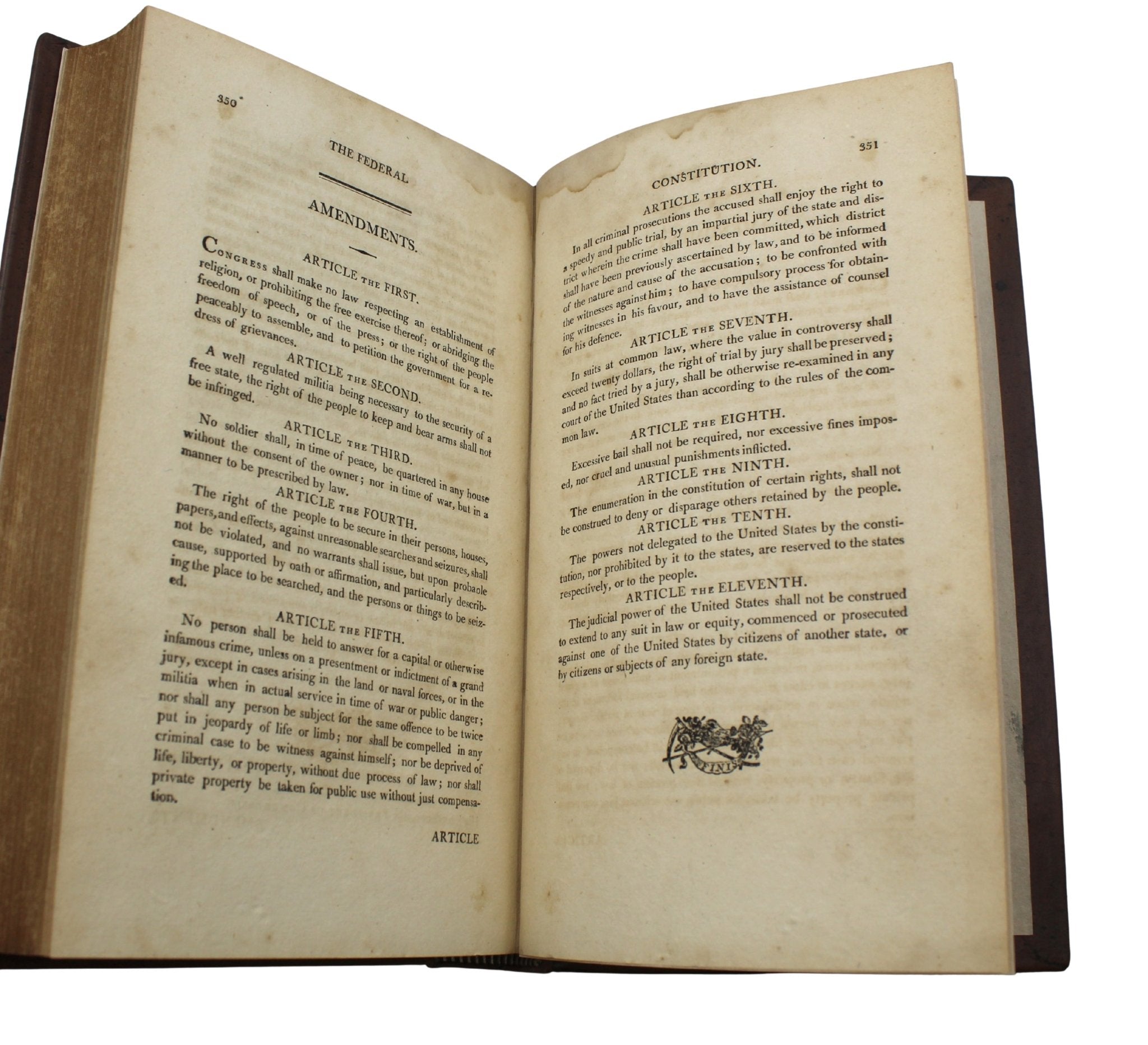 The Federalist, on The New Constitution by Publius, Second Edition, in Two Volumes, 1802 - The Great Republic