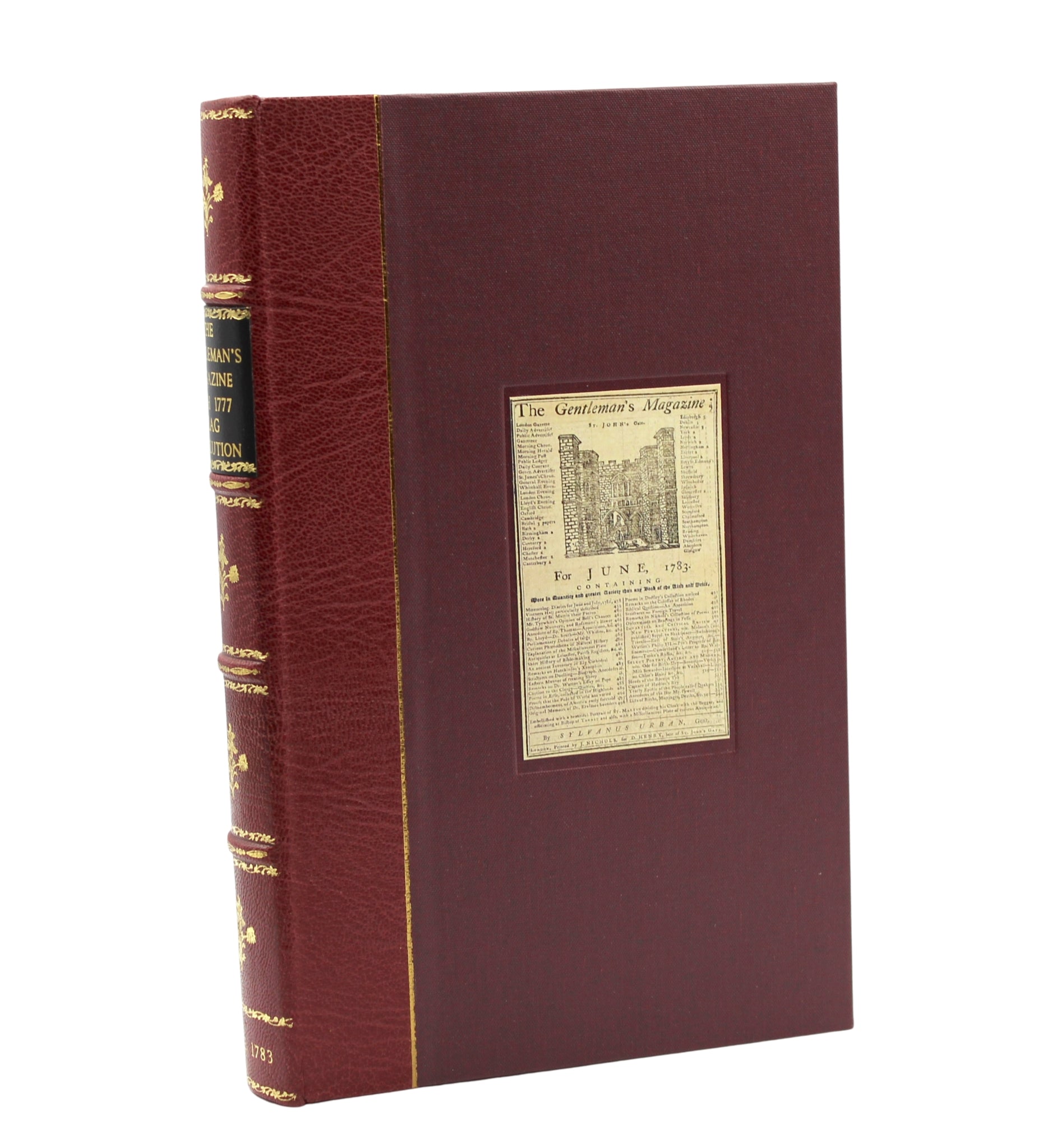The Gentleman's Magazine, with 1777 Flag Resolution, June 1783 - The Great Republic