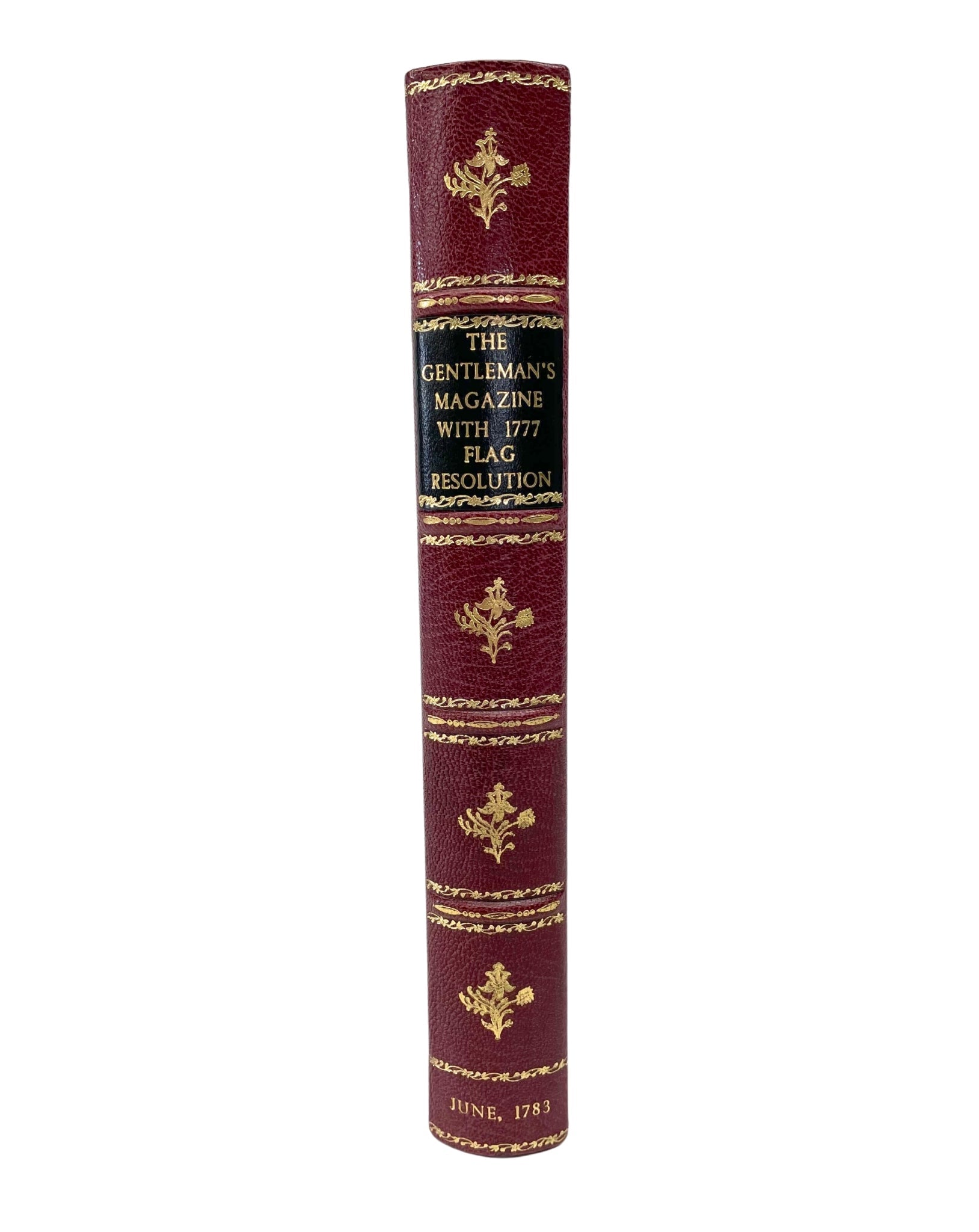 The Gentleman's Magazine, with 1777 Flag Resolution, June 1783 - The Great Republic