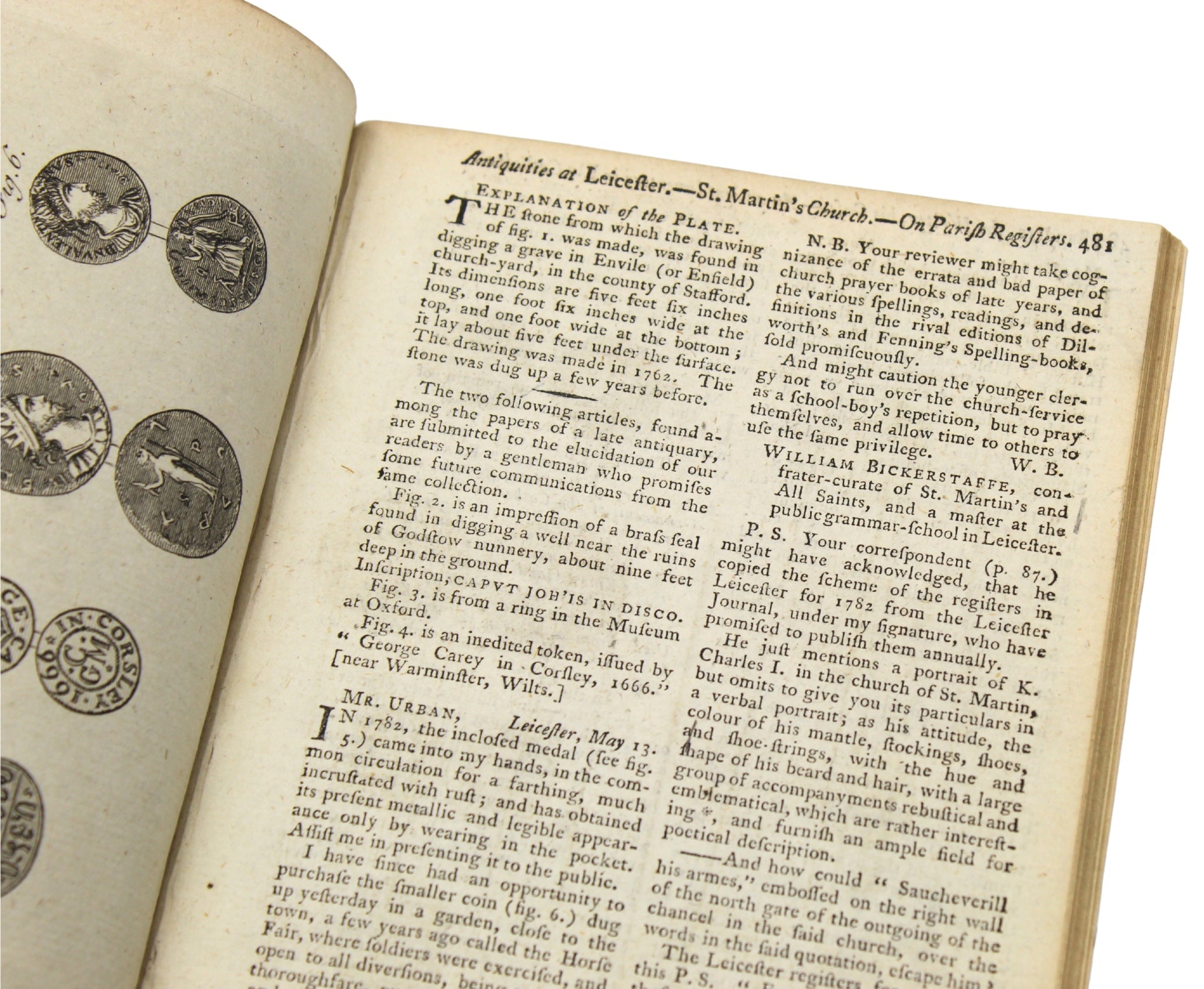 The Gentleman's Magazine, with 1777 Flag Resolution, June 1783 - The Great Republic