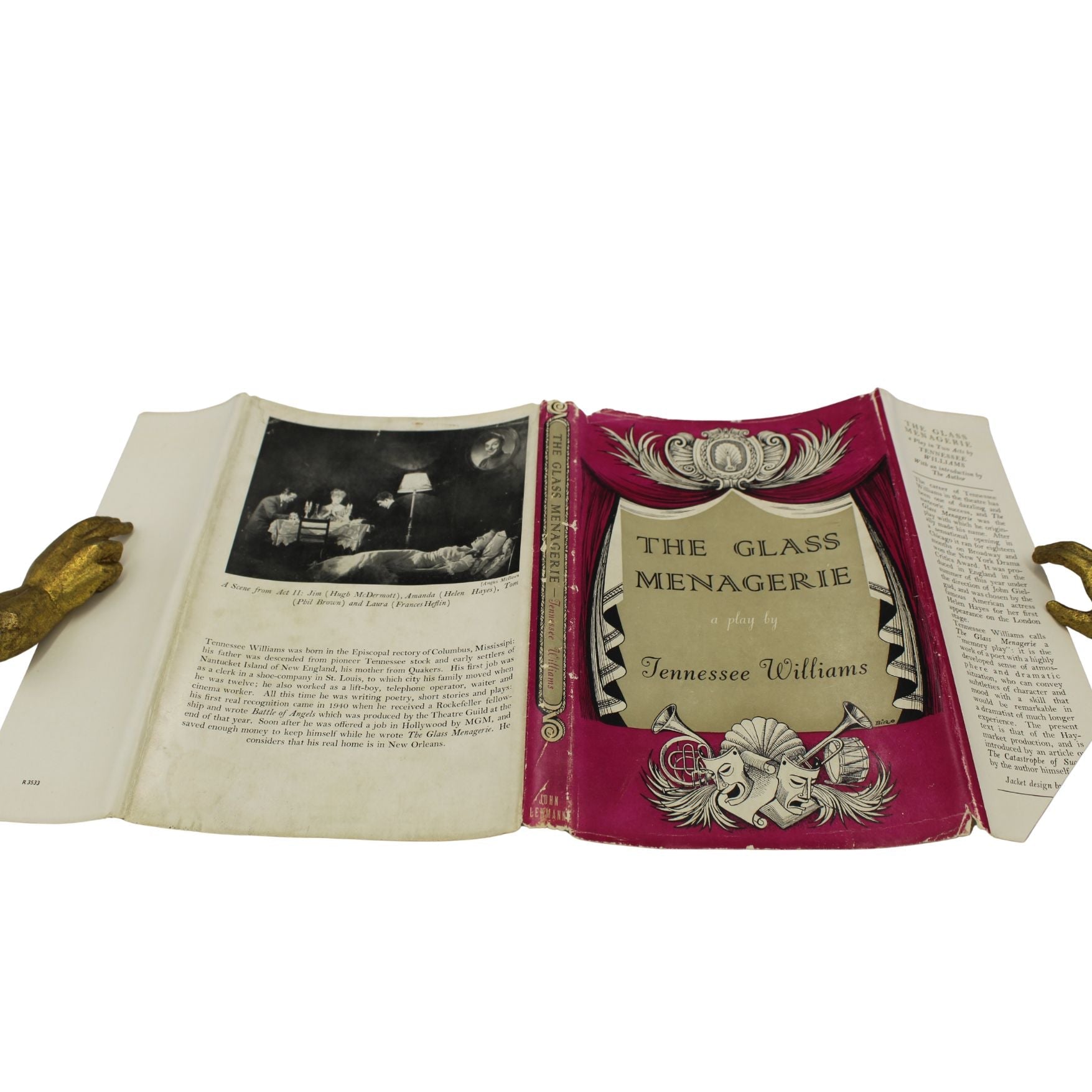 The Glass Menagerie: A Play in Two Acts by Tennessee Williams, First UK Edition, 1948 - The Great Republic