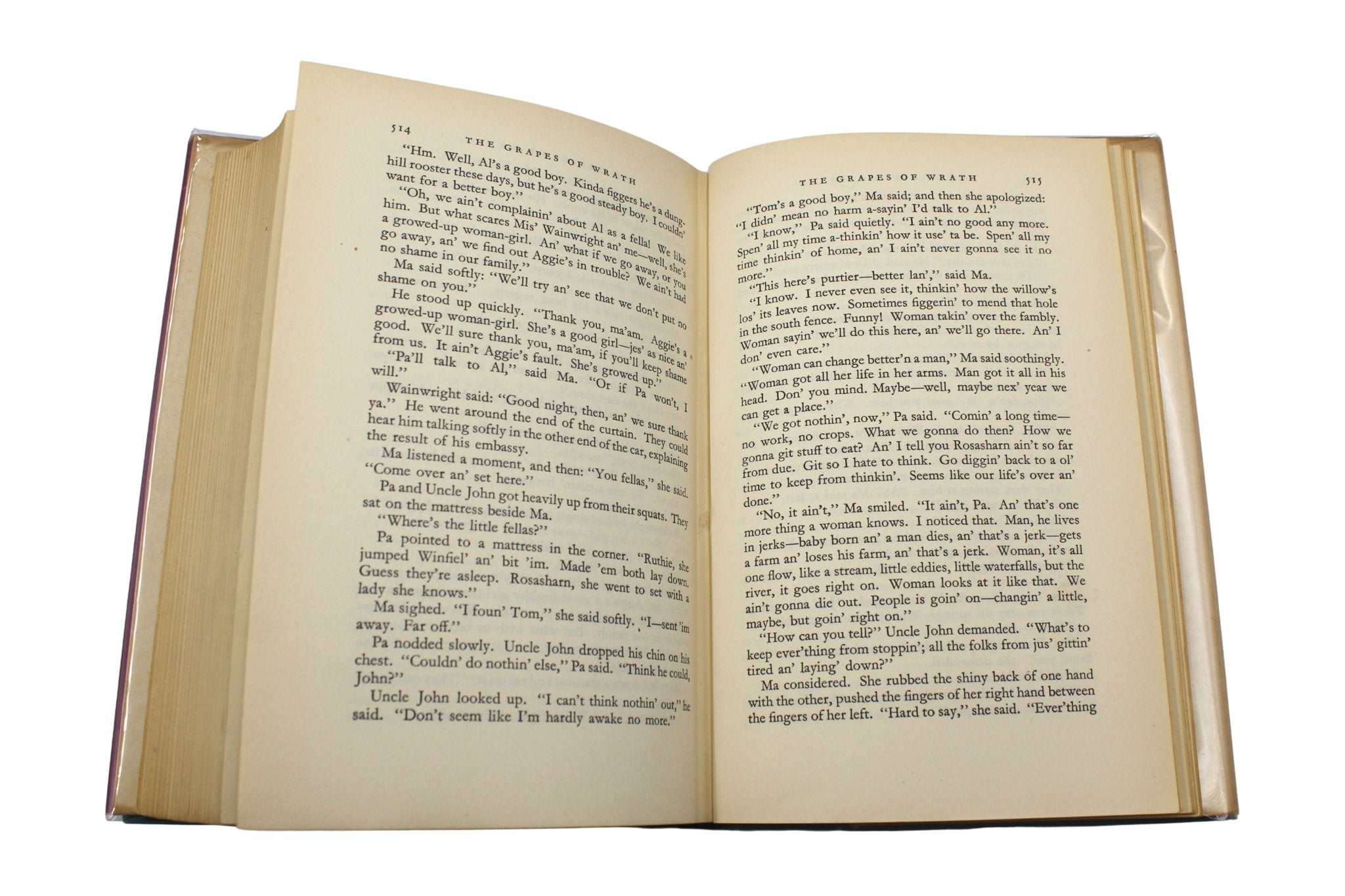 The Grapes of Wrath by John Steinbeck, First UK Edition, 1939 - The Great Republic