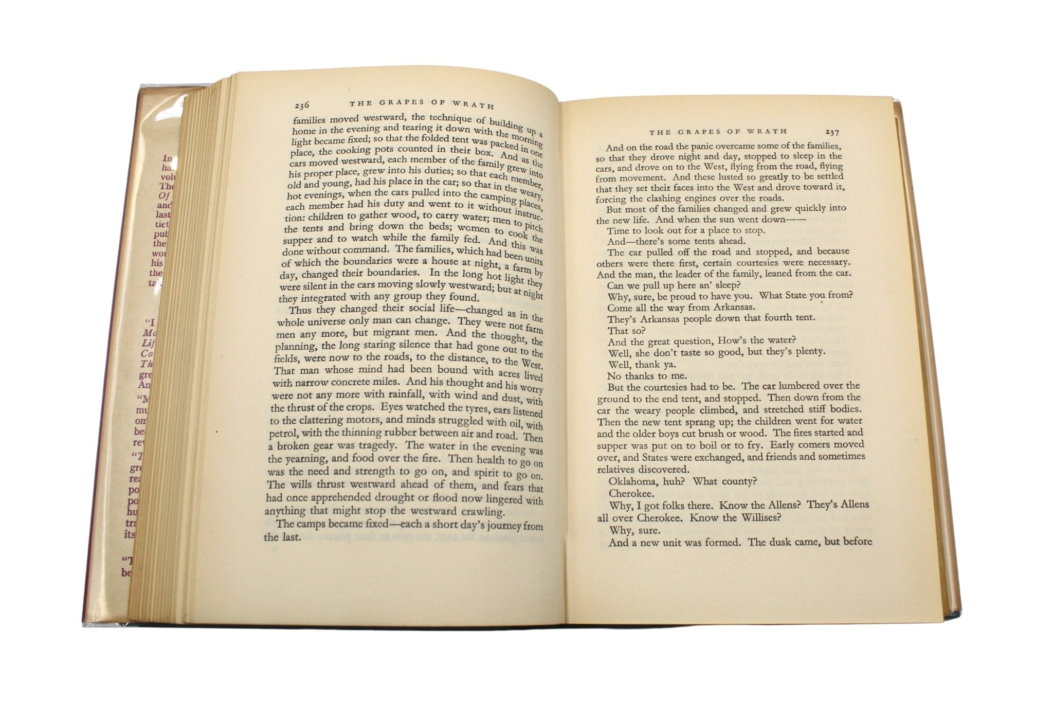 The Grapes of Wrath by John Steinbeck, First UK Edition, 1939 - The Great Republic