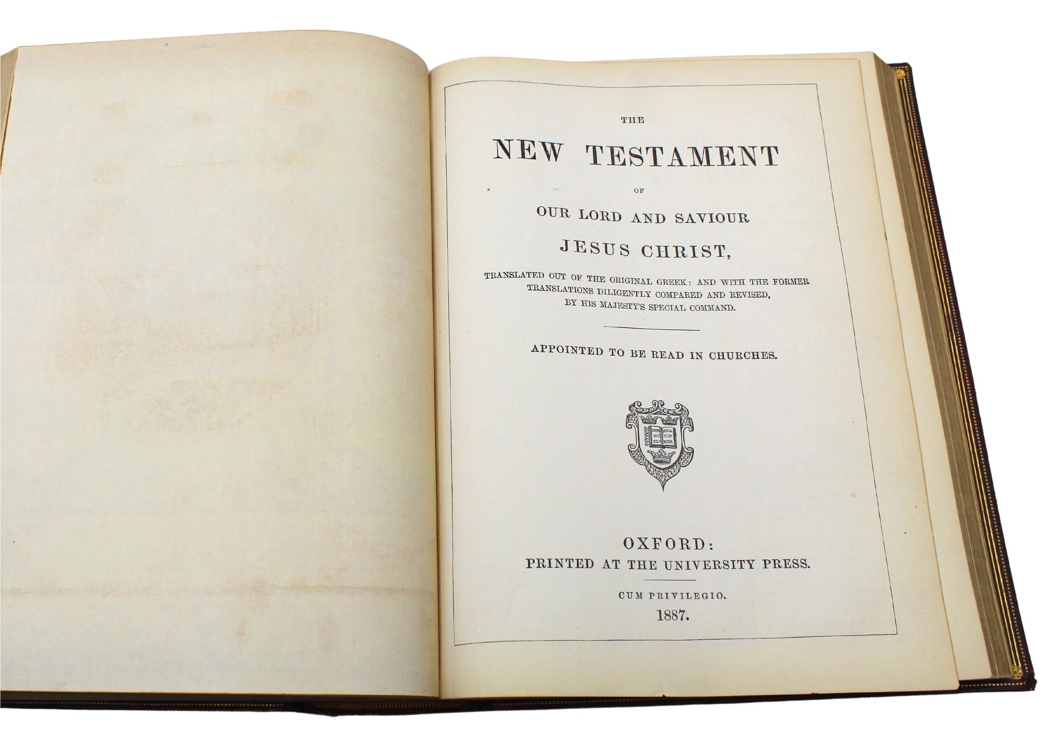The Holy Bible, Containing the Old and New Testaments, Appointed to be Read in Churches, 1887 - The Great Republic