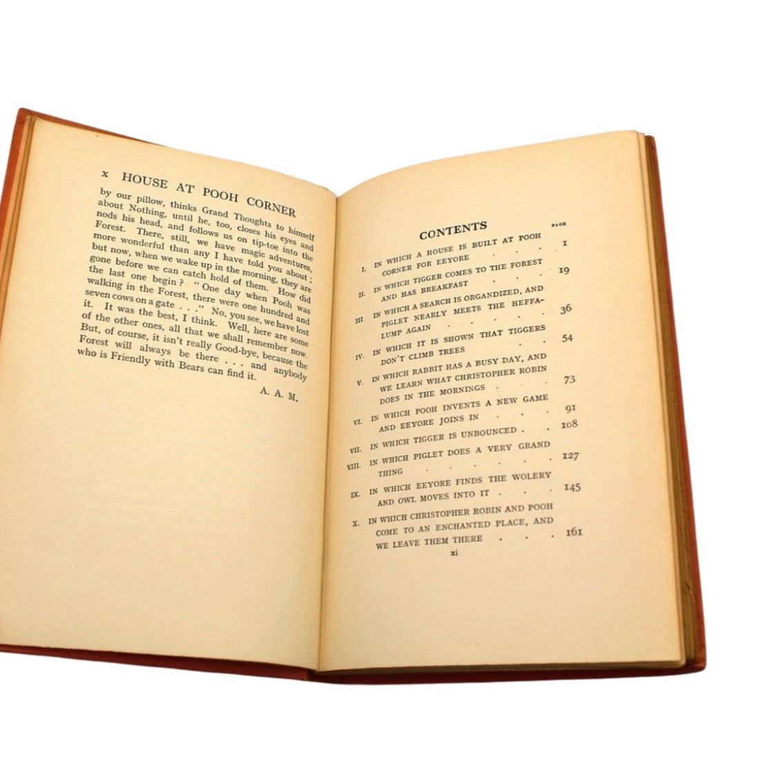 The House at Pooh Corner by A. A. Milne, Illustrated by Ernest H. Shepard, First Edition, in Original Boards, 1928 - The Great Republic