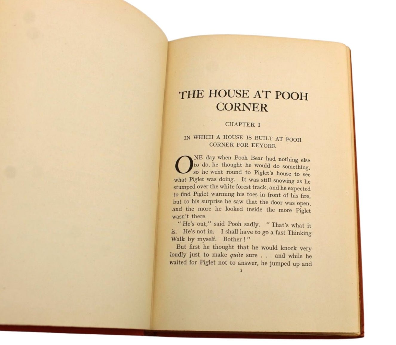 The House at Pooh Corner by A. A. Milne, Illustrated by Ernest H. Shepard, First Edition, in Original Boards, 1928 - The Great Republic
