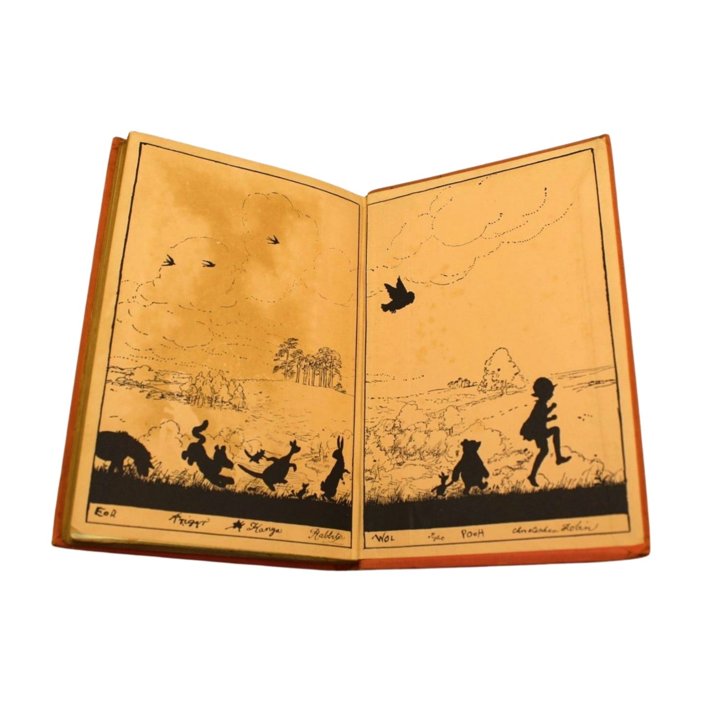 The House at Pooh Corner by A. A. Milne, Illustrated by Ernest H. Shepard, First Edition, in Original Boards, 1928 - The Great Republic