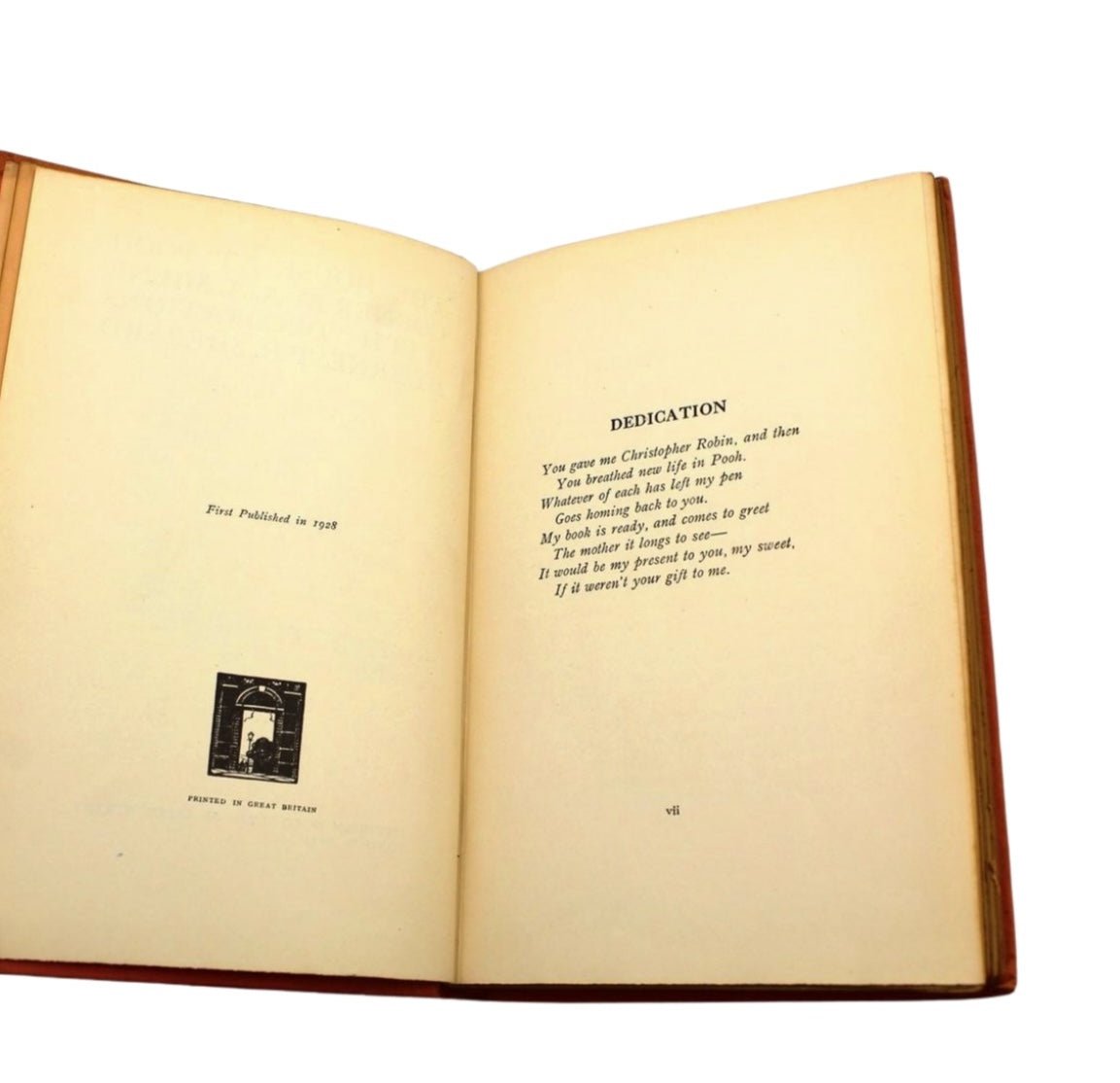 The House at Pooh Corner by A. A. Milne, Illustrated by Ernest H. Shepard, First Edition, in Original Boards, 1928 - The Great Republic