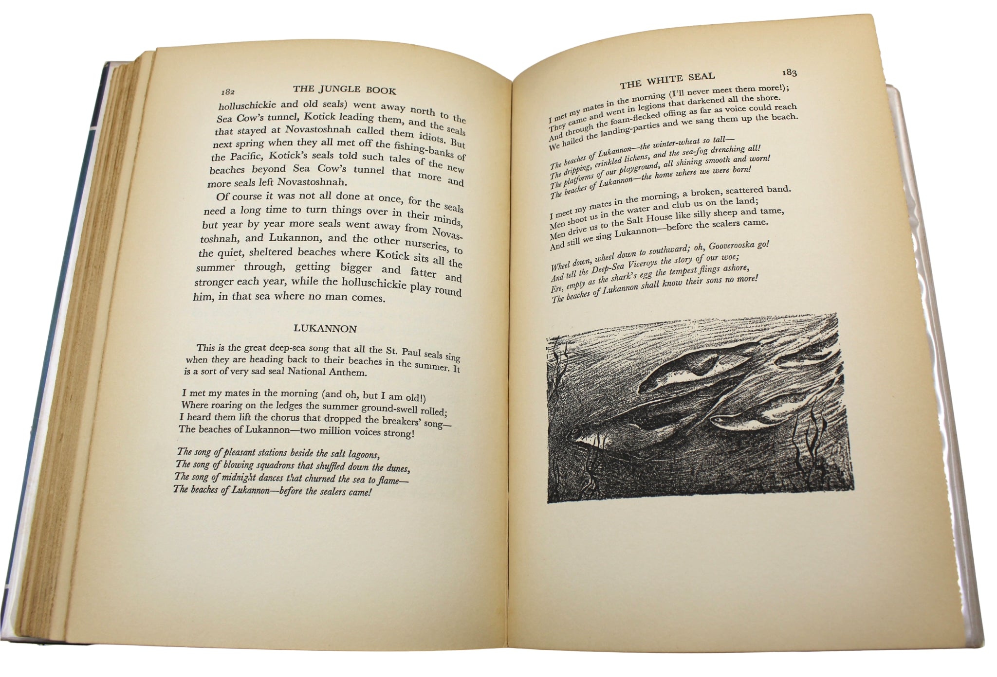 The Jungle Book by Rudyard Kipling, Illustrated by Kurt Wiese, 1938 - The Great Republic