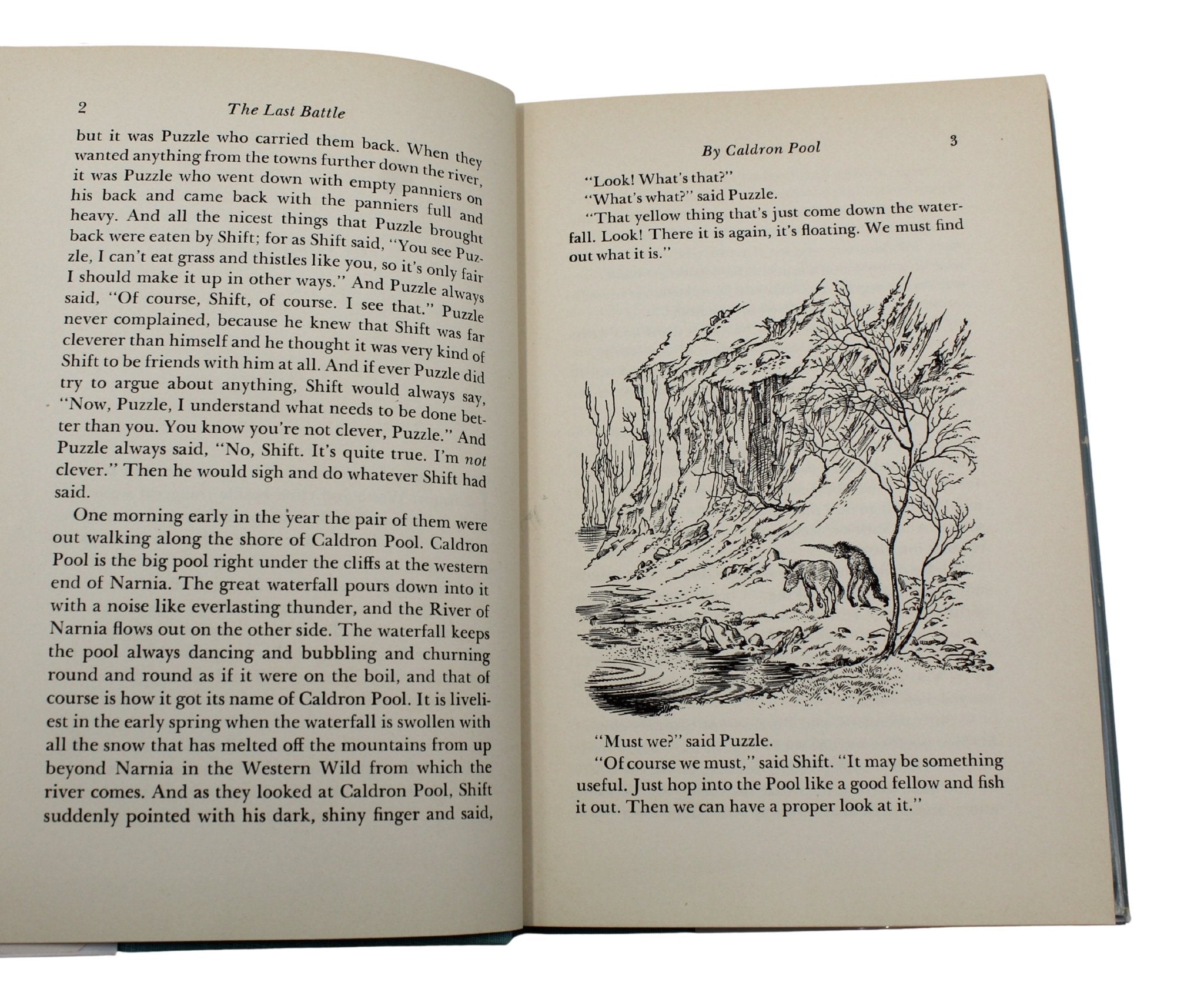 The Last Battle, A Story for Children by C. S. Lewis, Illustrated and Signed by Pauline Baynes, First Printing, 1956 - The Great Republic