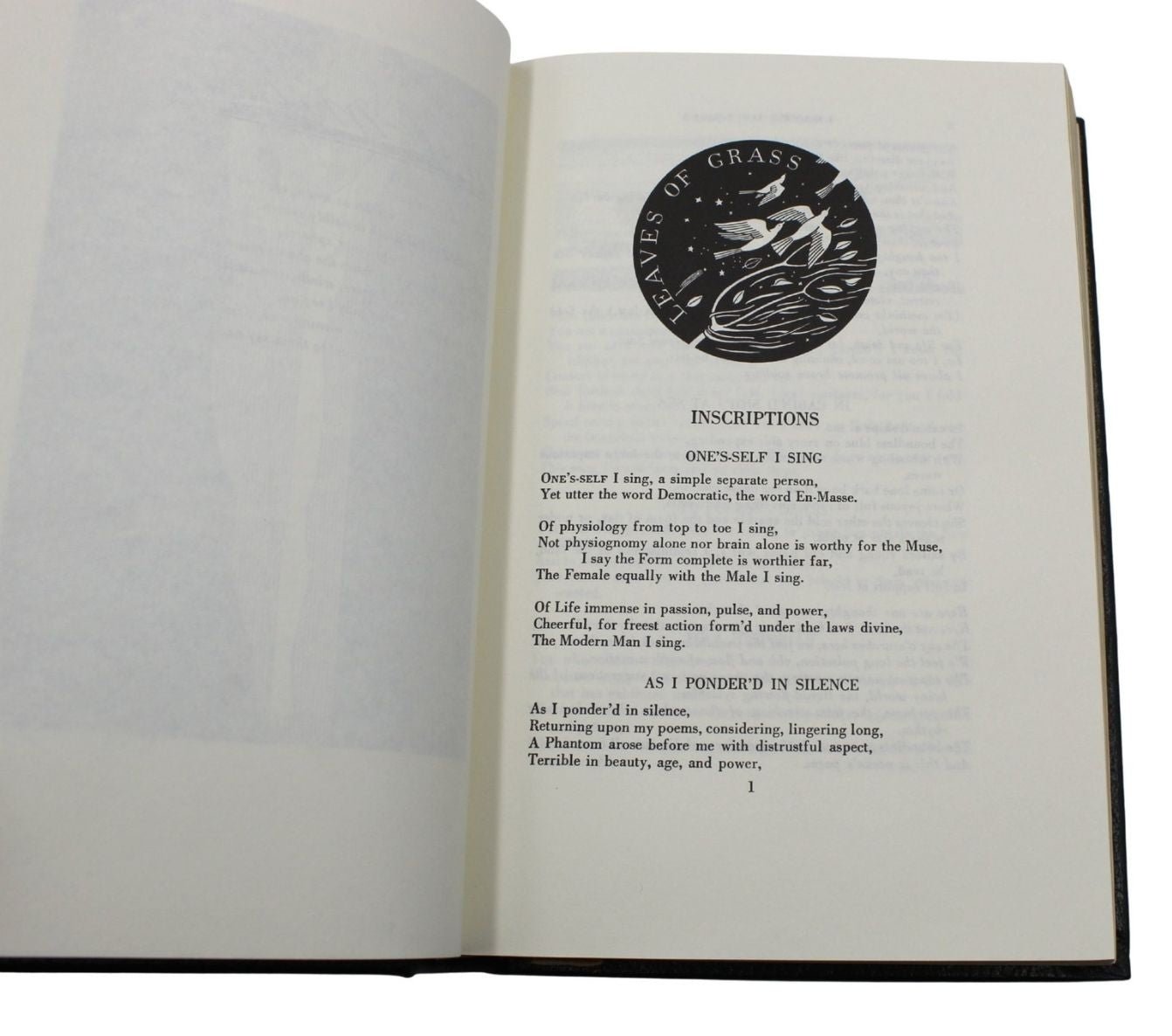 The Leaves of Grass by Walt Whitman, Illustrated by Rockwell Kent, Easton Press Collector’s Edition, 1977 - The Great Republic
