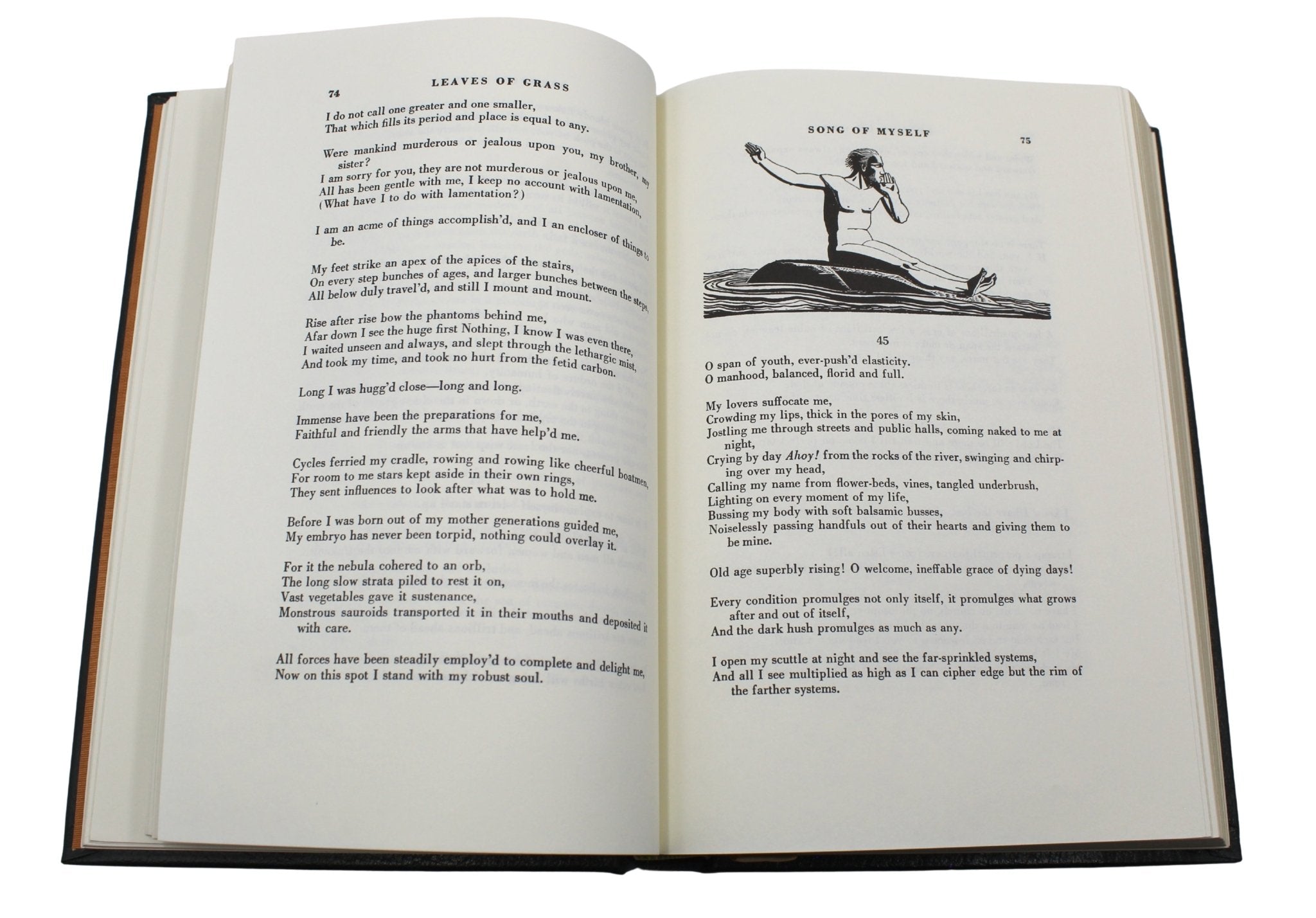 The Leaves of Grass by Walt Whitman, Illustrated by Rockwell Kent, Easton Press Collector’s Edition, 1977 - The Great Republic