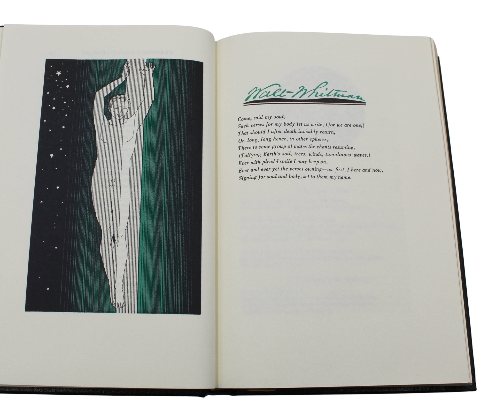 The Leaves of Grass by Walt Whitman, Illustrated by Rockwell Kent, Easton Press Collector’s Edition, 1977 - The Great Republic