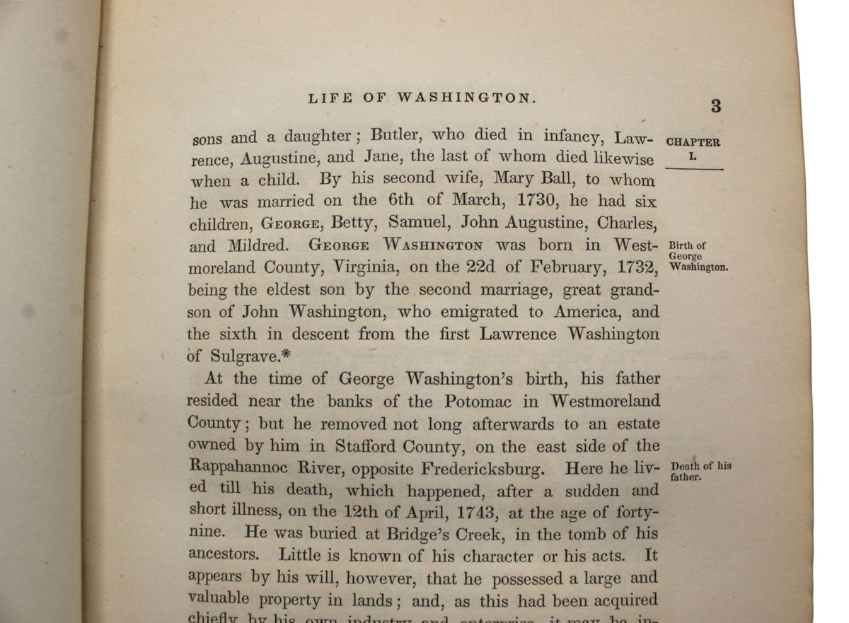 The Life of George Washington by Jared Sparks, First Edition, 1839 - The Great Republic