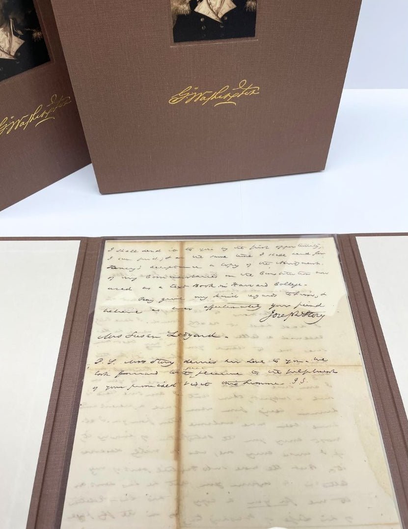 The Life of George Washington, Inscribed by John Marshall, Second Edition, in Two Volumes, 1832, with Accompanying Atlas to Marshall’s Life of Washington, 1832 - The Great Republic