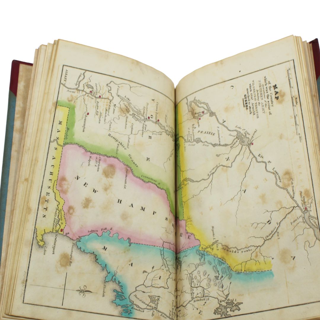 The Life of George Washington, Inscribed by John Marshall, Second Edition, in Two Volumes, 1832, with Accompanying Atlas to Marshall’s Life of Washington, 1832 - The Great Republic