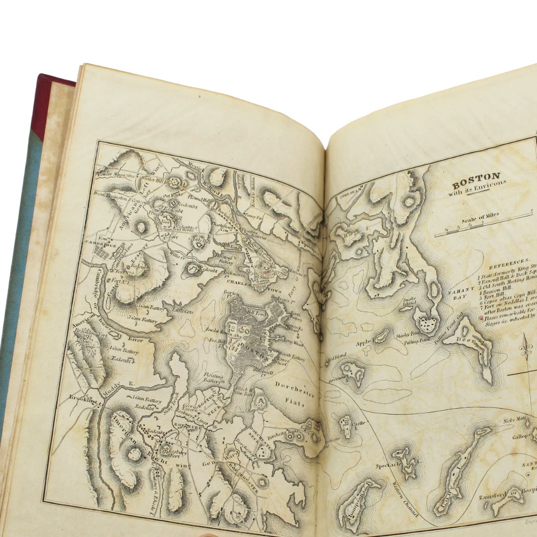 The Life of George Washington, Inscribed by John Marshall, Second Edition, in Two Volumes, 1832, with Accompanying Atlas to Marshall’s Life of Washington, 1832 - The Great Republic