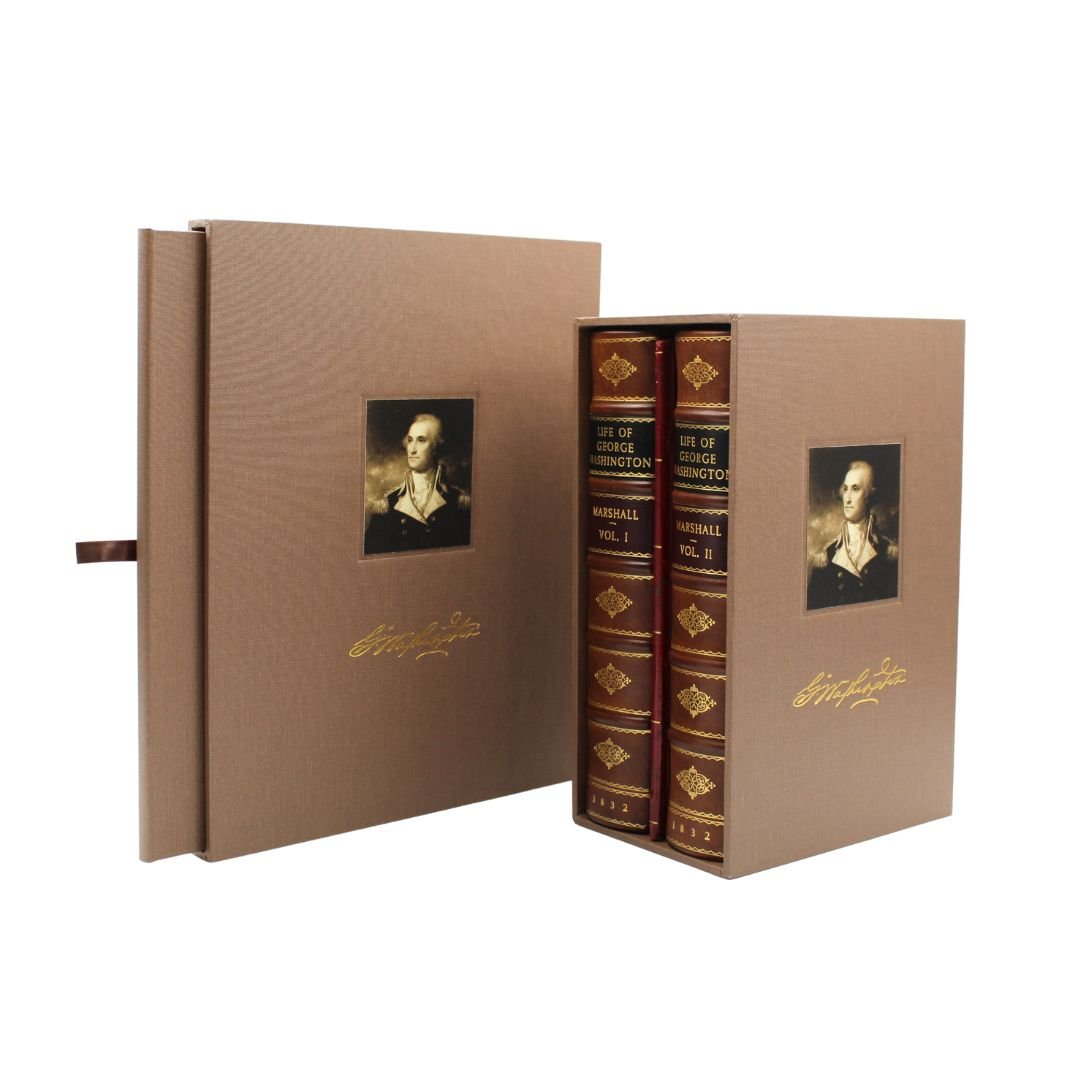 The Life of George Washington, Inscribed by John Marshall, Second Edition, in Two Volumes, 1832, with Accompanying Atlas to Marshall’s Life of Washington, 1832 - The Great Republic