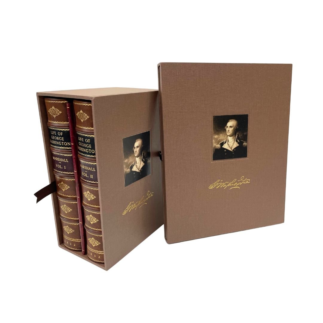 The Life of George Washington, Inscribed by John Marshall, Second Edition, in Two Volumes, 1832, with Accompanying Atlas to Marshall’s Life of Washington, 1832 - The Great Republic