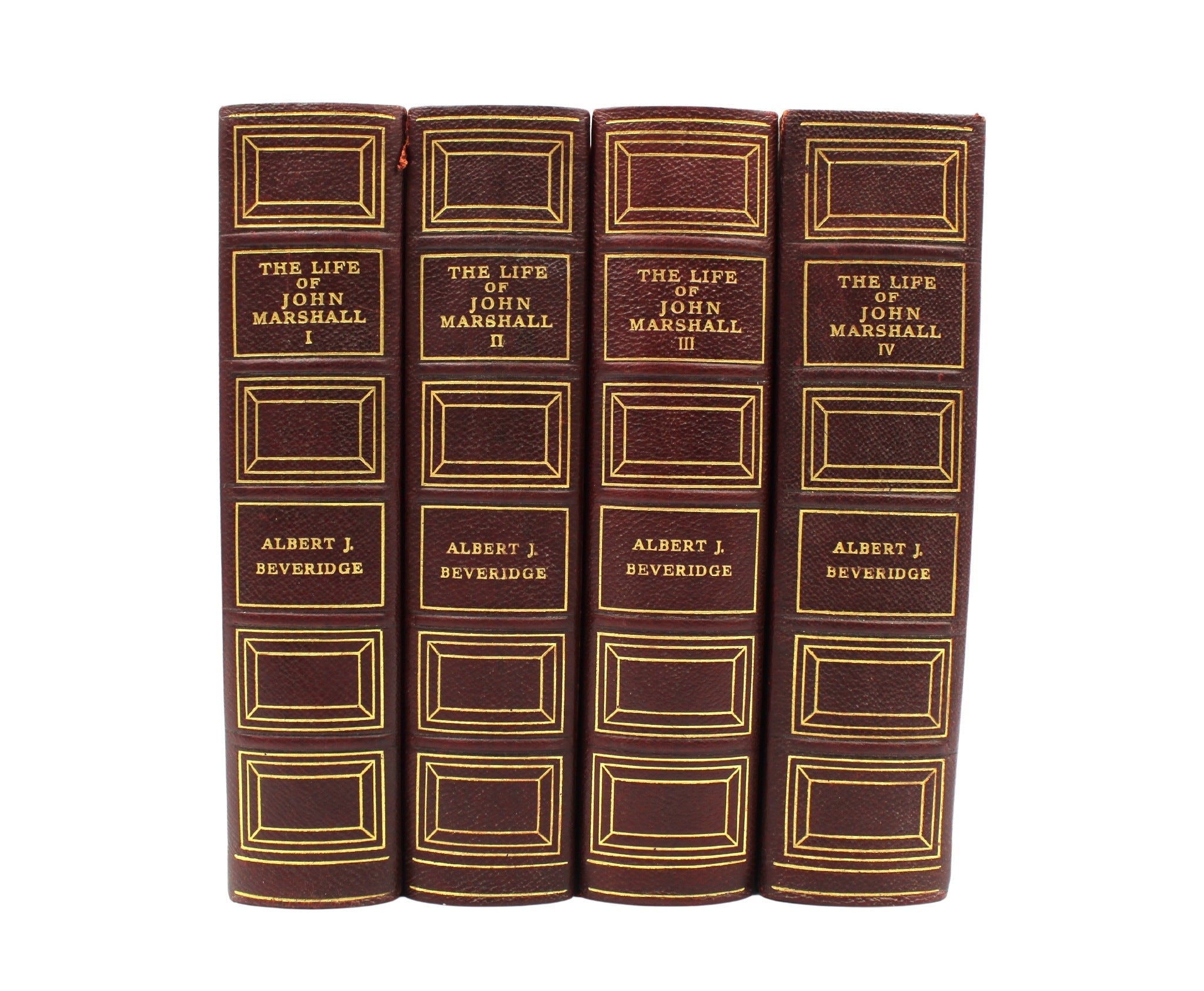 The Life of John Marshall by Albert J. Beveridge, Four Volume Set, 1916 - The Great Republic