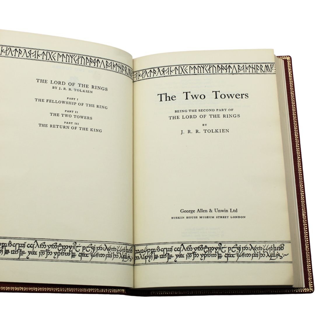 The Lord of the Rings Trilogy by J.R.R. Tolkien, First Edition, Three Volume Set, 1956, 1955 - The Great Republic