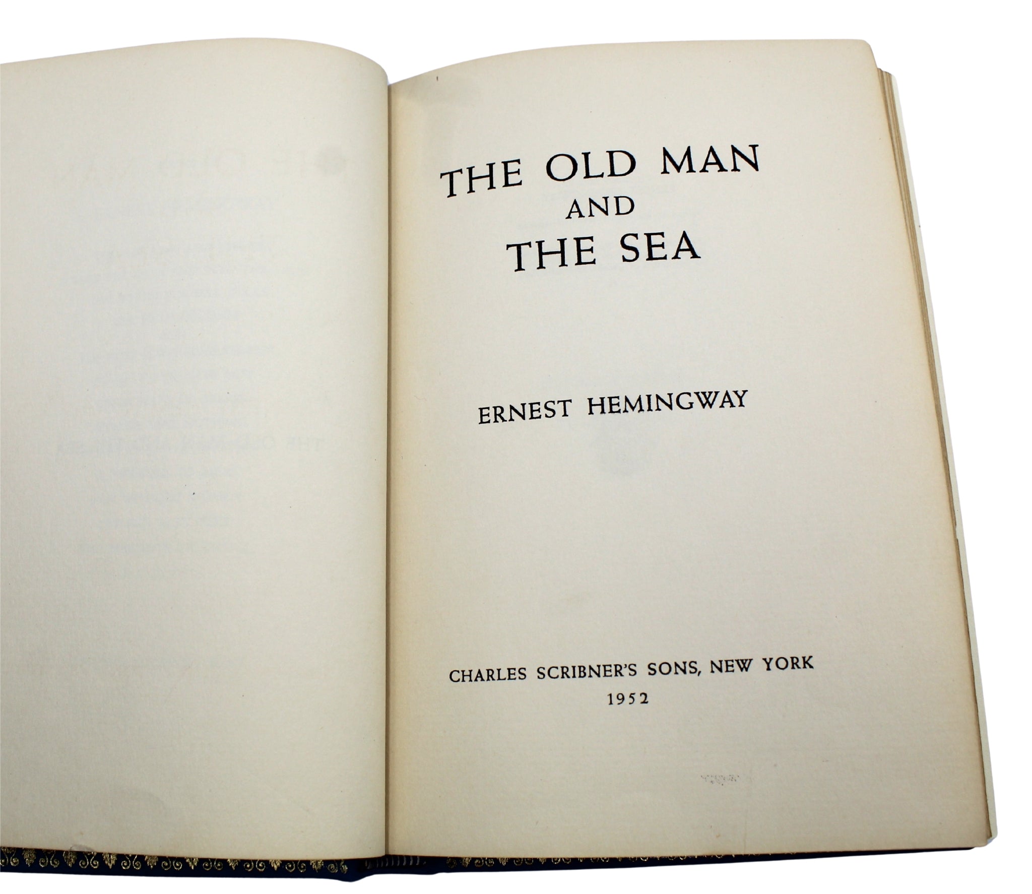 The Old Man and the Sea by Ernest Hemingway, First Edition, 1952 - The Great Republic