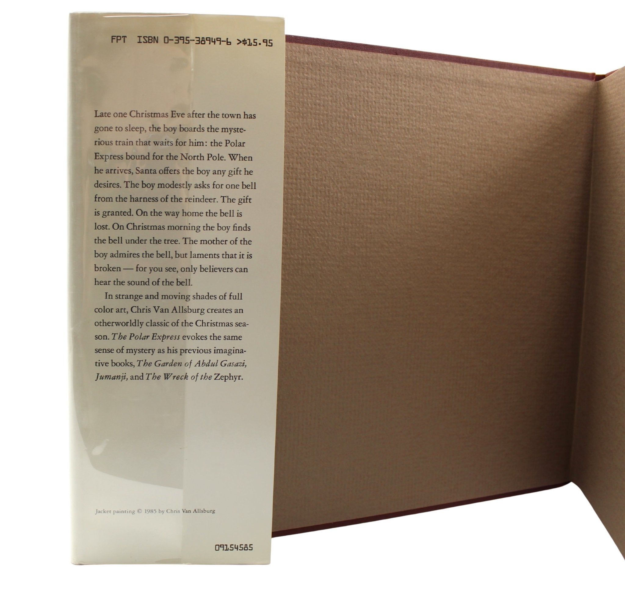 The Polar Express, Signed by Chris van Allsburg, First Edition in Original Dust Jacket, 1985 - The Great Republic