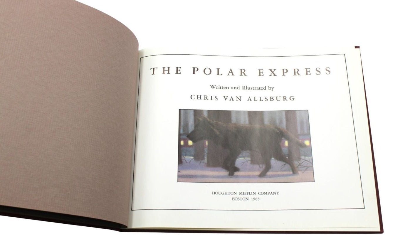 The Polar Express, Signed by Chris van Allsburg, First Edition in Original Dust Jacket, 1985 - The Great Republic