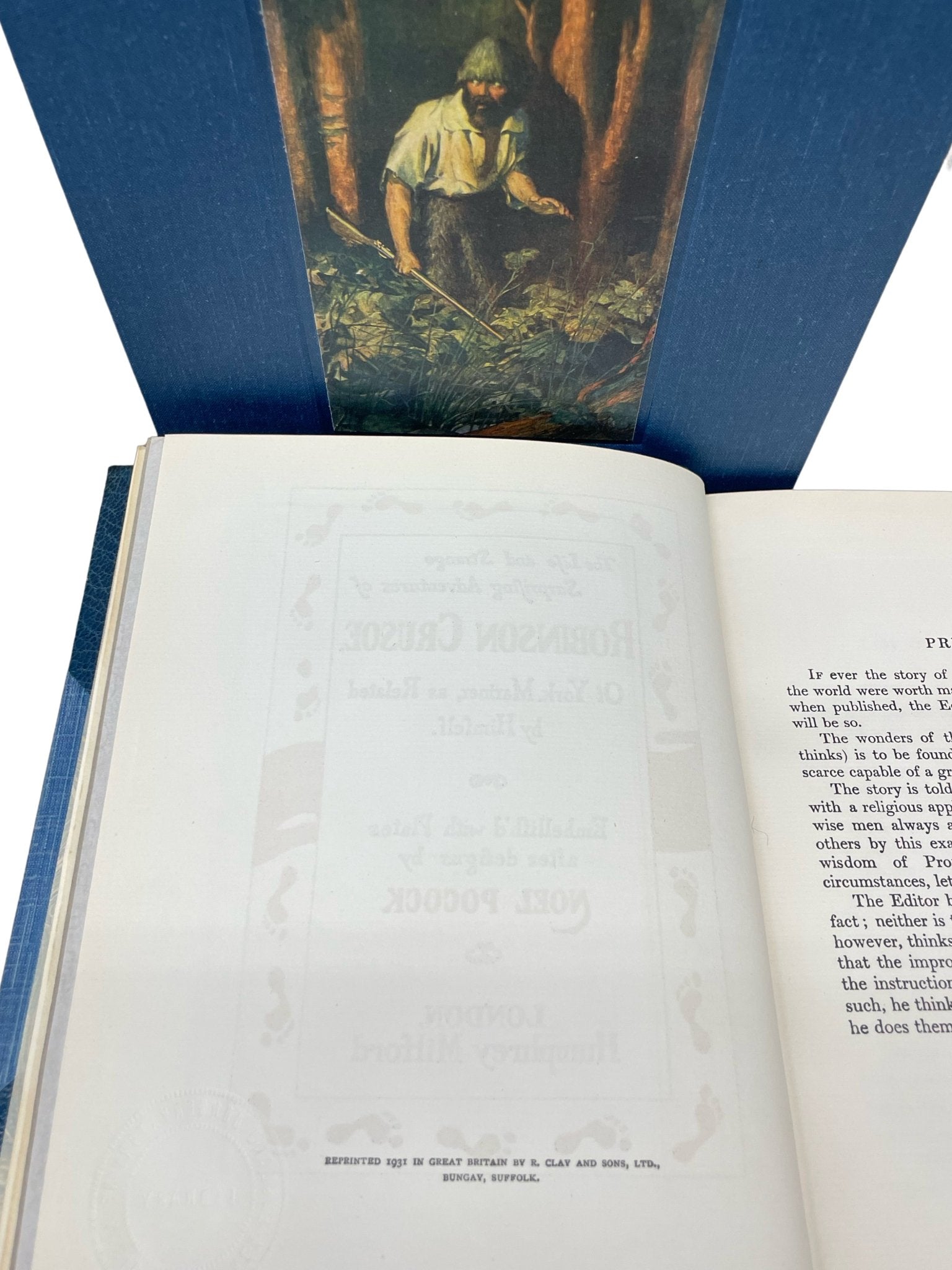 The Robinson Crusoe by Daniel Defoe, Illustrated, 1931 - The Great Republic