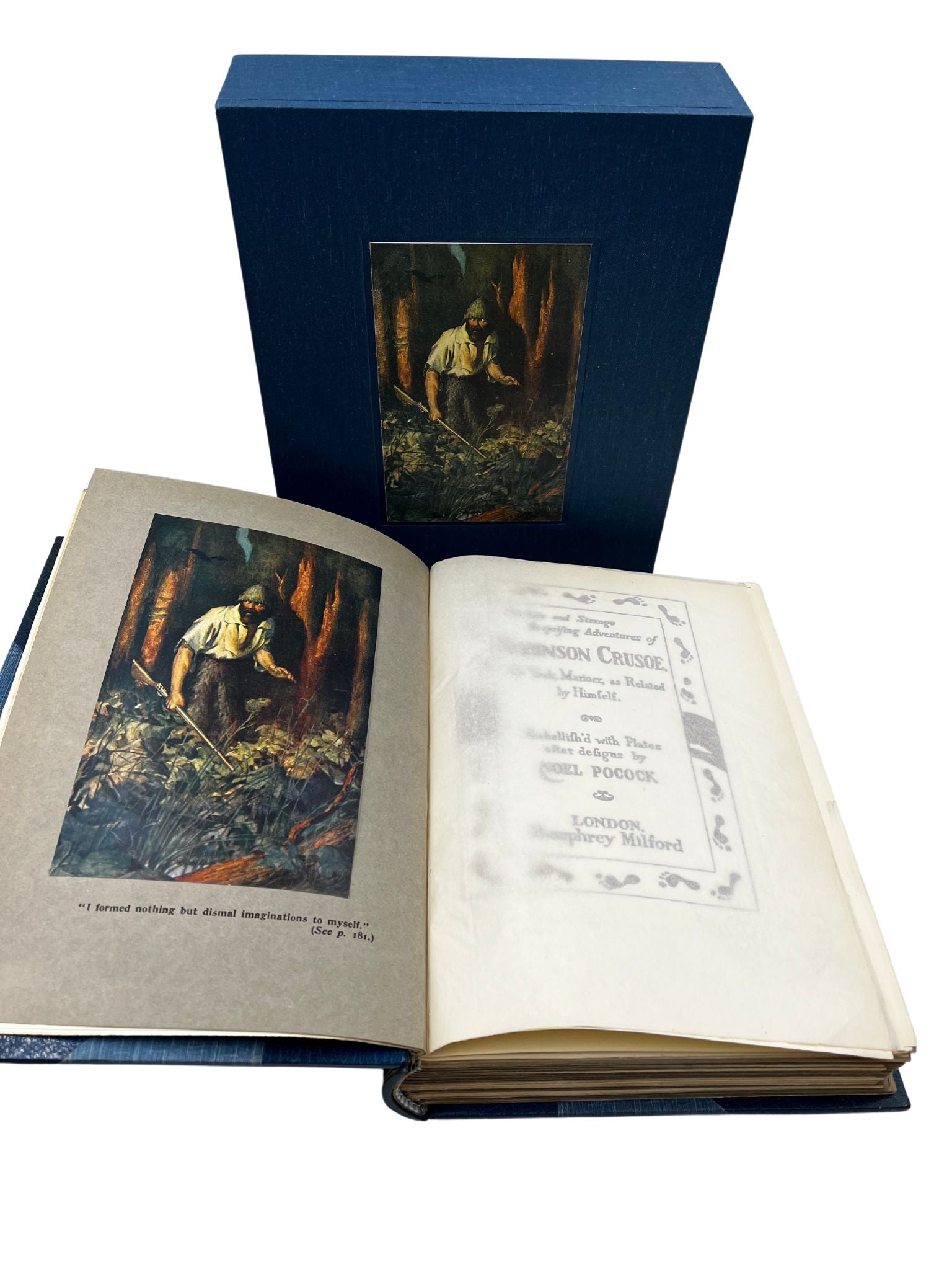 The Robinson Crusoe by Daniel Defoe, Illustrated, 1931 - The Great Republic