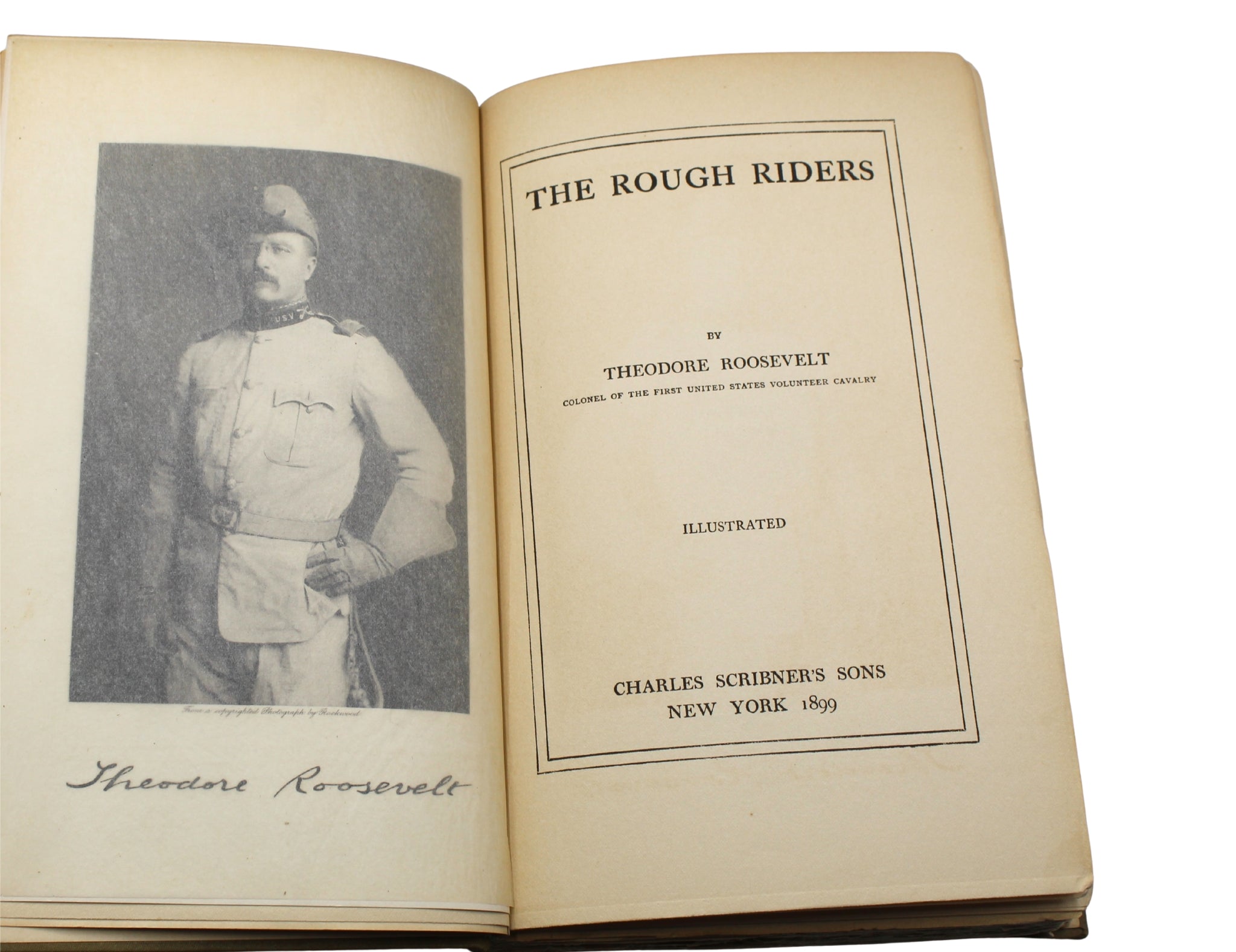 The Rough Riders by Theodore Roosevelt, First Edition, in Original Boards, 1899 - The Great Republic