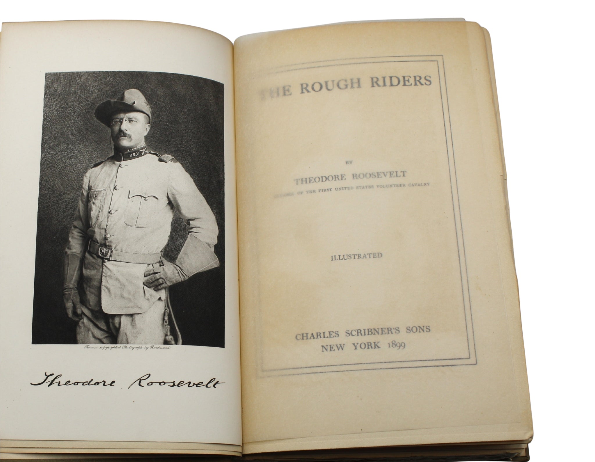 The Rough Riders by Theodore Roosevelt, First Edition, in Original Boards, 1899 - The Great Republic