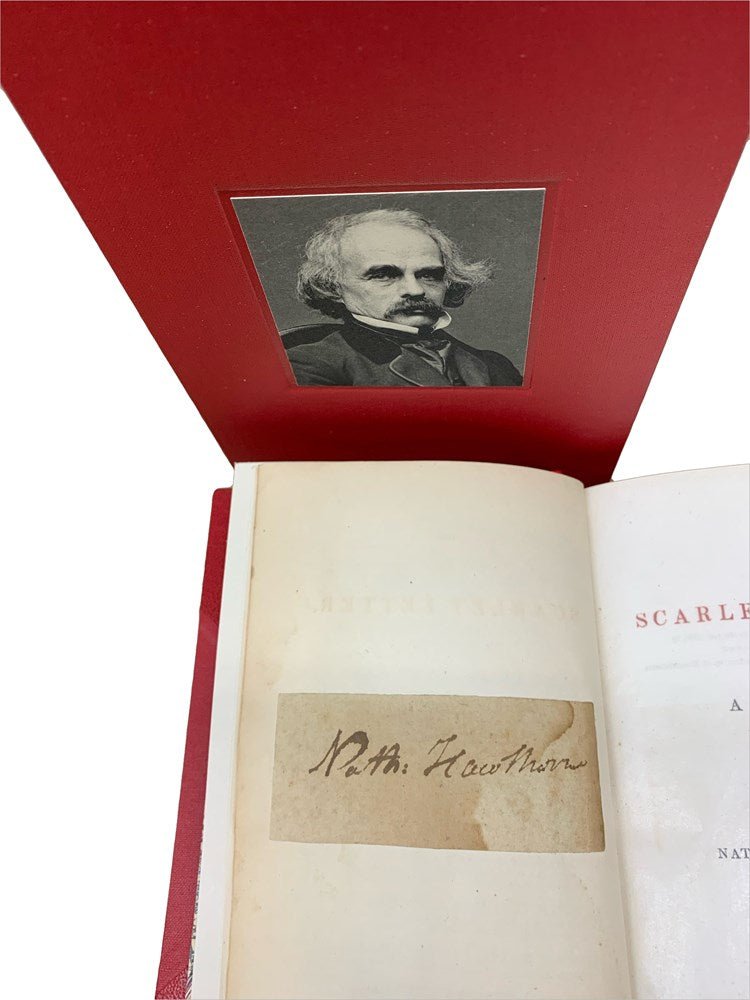 The Scarlet Letter: A Romance, by Nathaniel Hawthorne, Second Edition Printing, with Tipped - In Signature, 1850 - The Great Republic