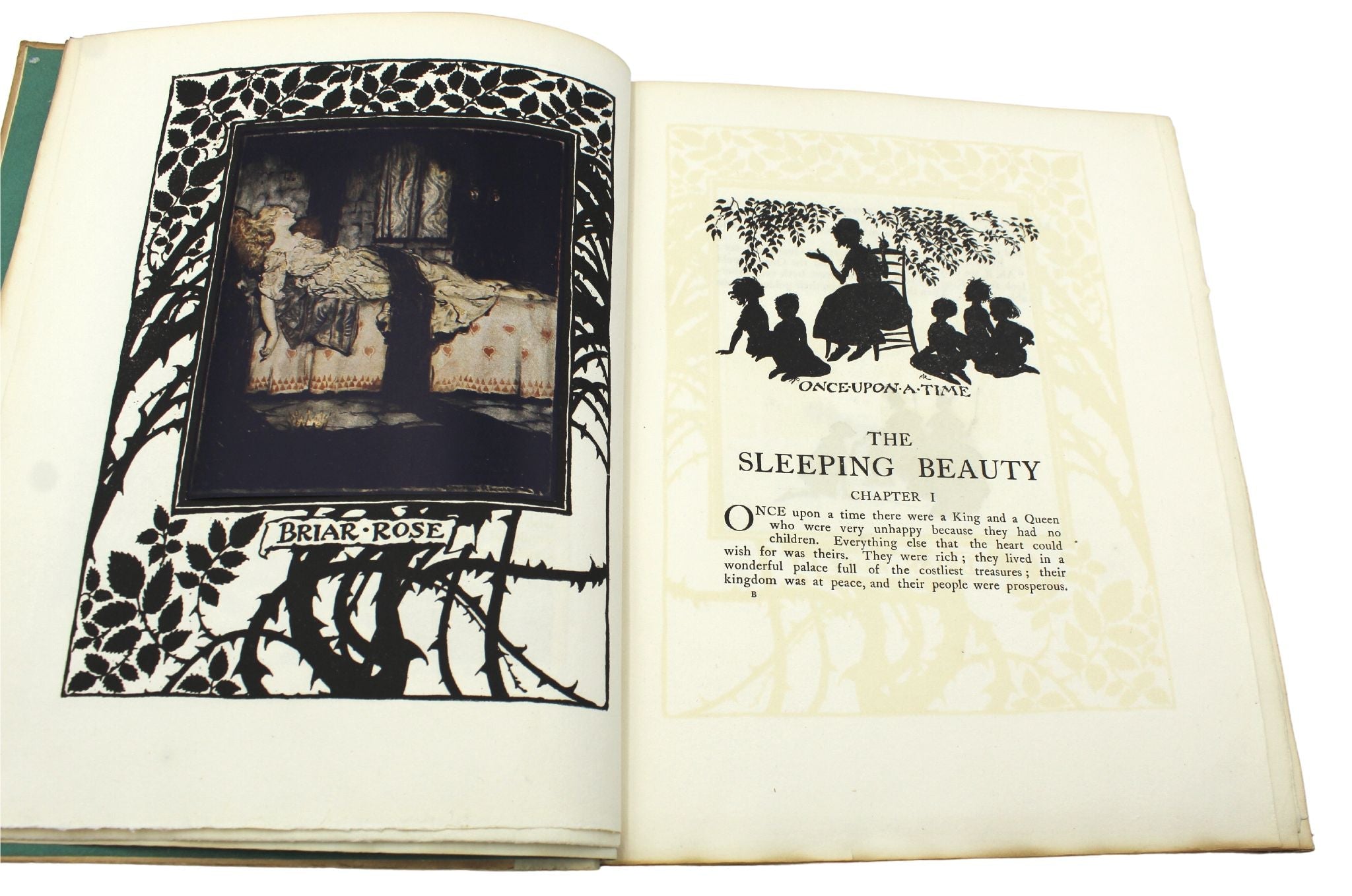 The Sleeping Beauty, Edited by C. S. Evans, Illustrated and Signed by Arthur Rackham, Limited Edition de Luxe, 1920 - The Great Republic