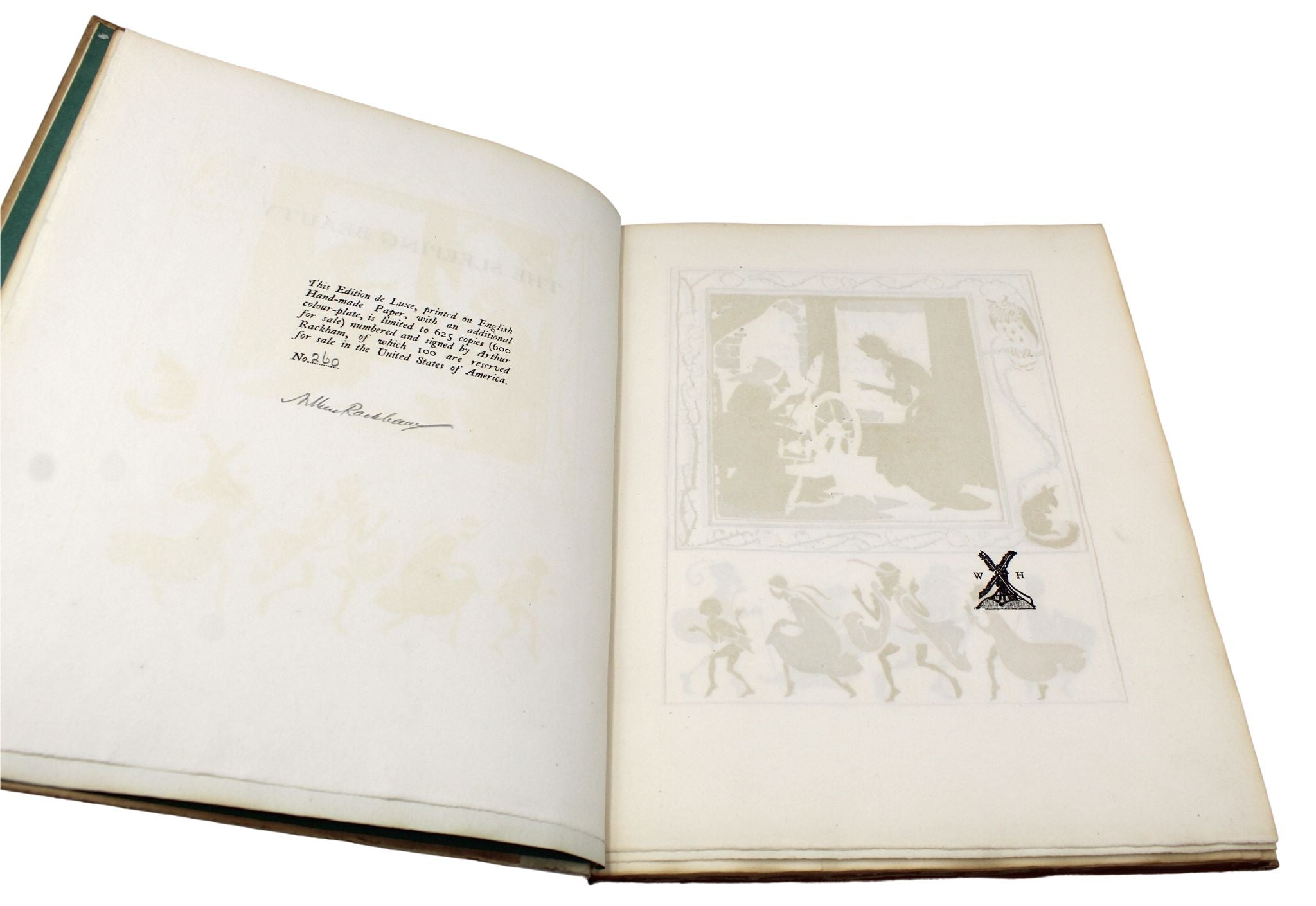 The Sleeping Beauty, Edited by C. S. Evans, Illustrated and Signed by Arthur Rackham, Limited Edition de Luxe, 1920 - The Great Republic