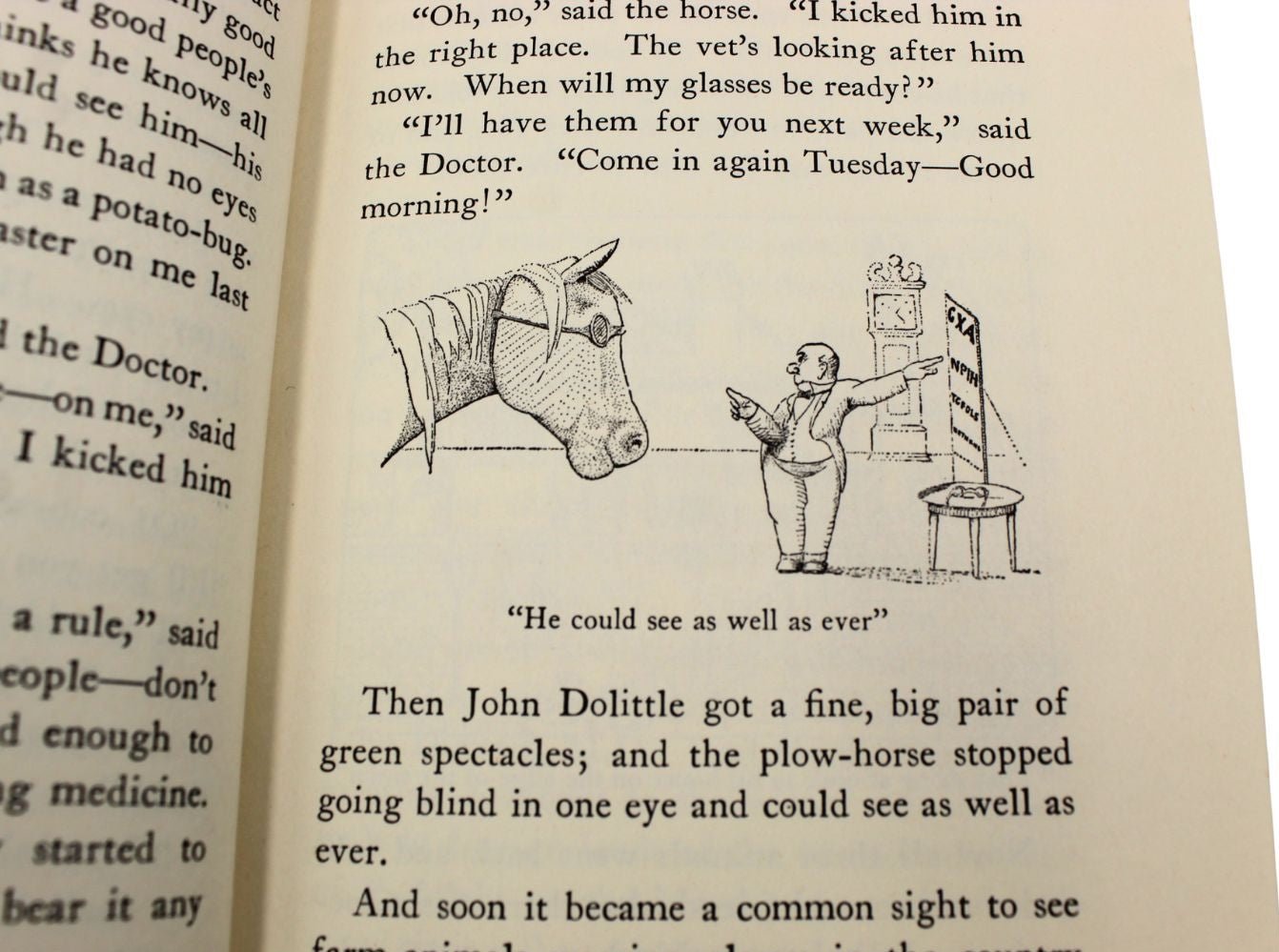 The Story of Doctor Doolittle by Hugh Lofting, Illustrated, First Edition, Later Printing, 1948 - The Great Republic