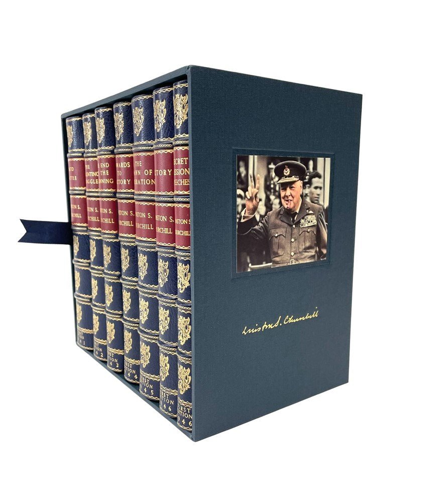 The War Speeches and Secret Session Speeches by Winston Churchill, First Editions, 7 Volume Set, 1941 - 46 - The Great Republic