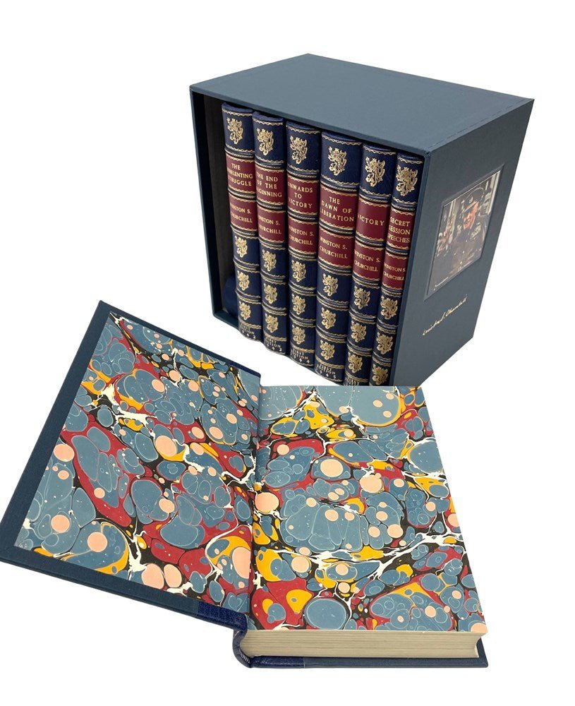 The War Speeches and Secret Session Speeches by Winston Churchill, First Editions, 7 Volume Set, 1941 - 46 - The Great Republic