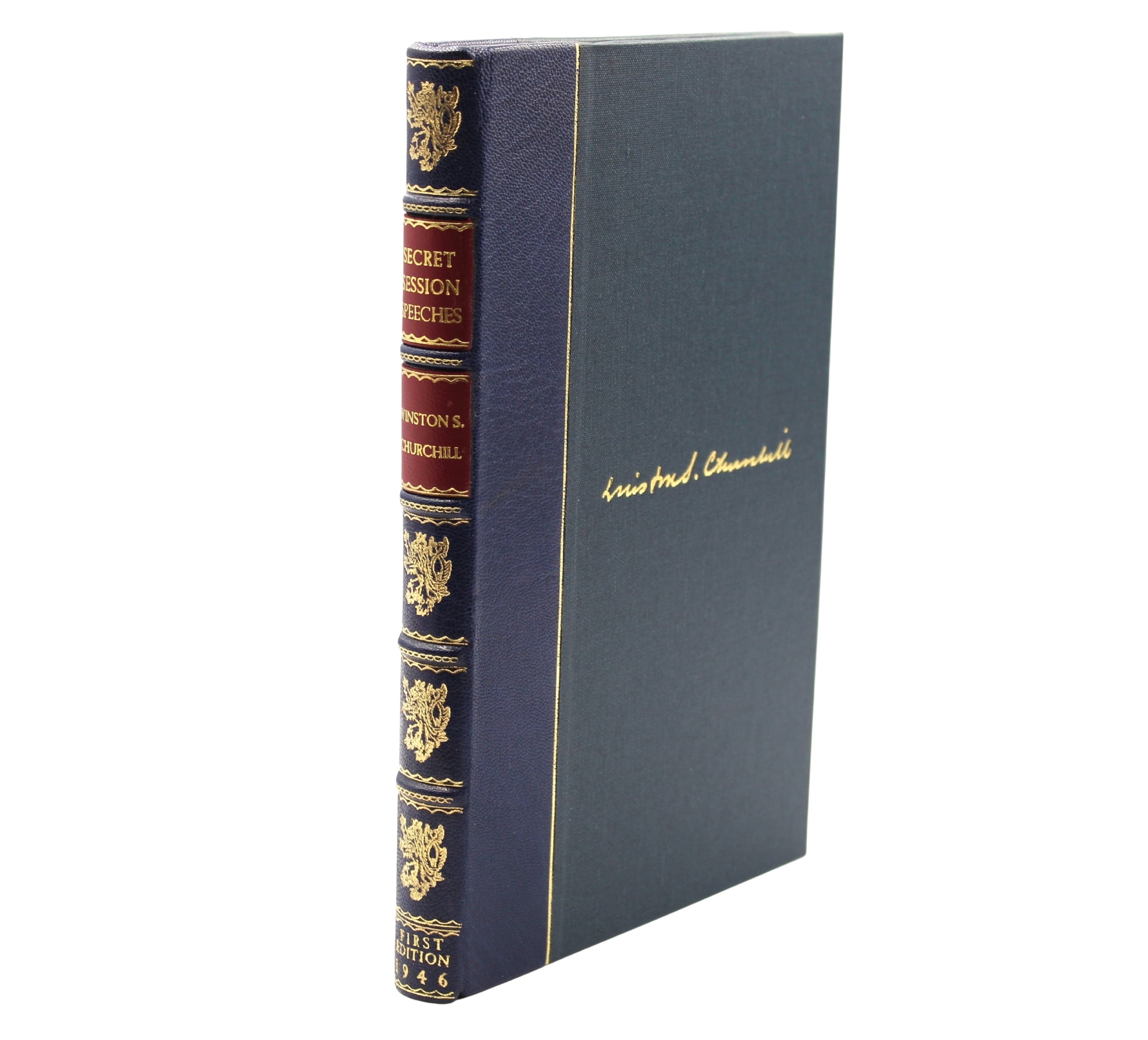 The War Speeches and Secret Session Speeches by Winston Churchill, First Editions, 7 Volume Set, 1941 - 46 - The Great Republic