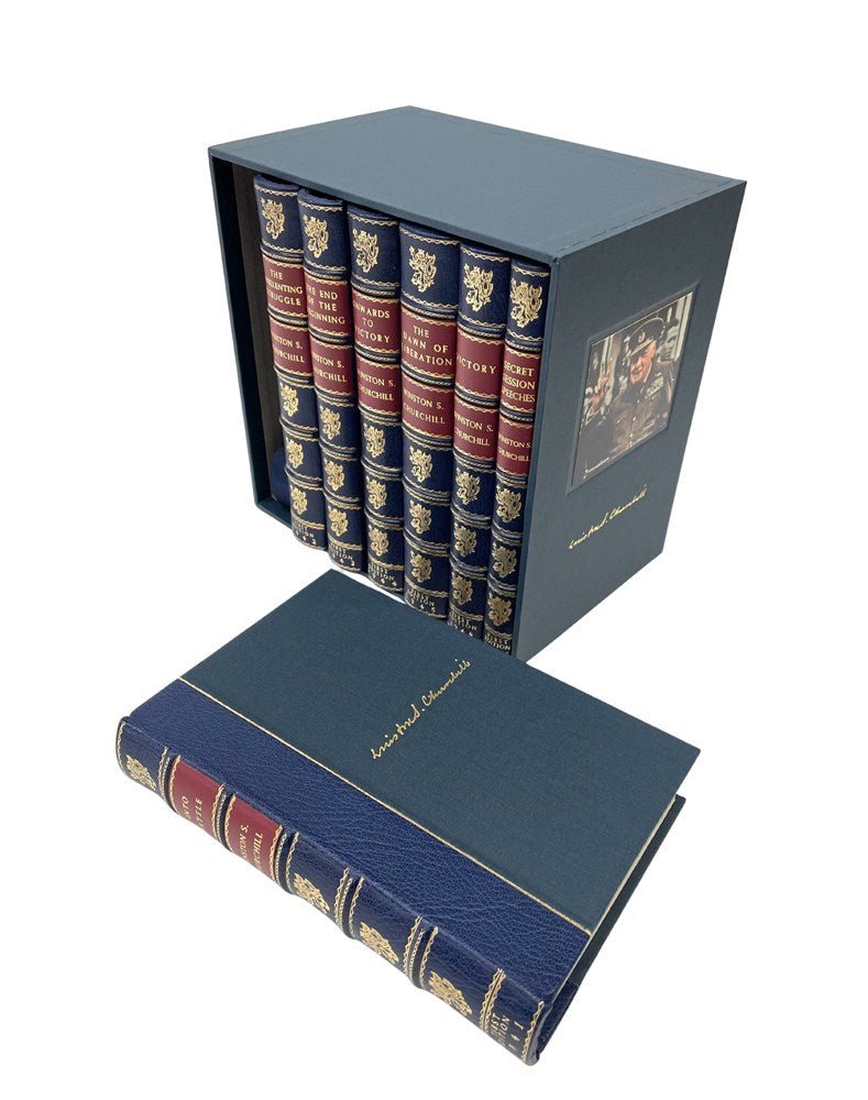 The War Speeches and Secret Session Speeches by Winston Churchill, First Editions, 7 Volume Set, 1941 - 46 - The Great Republic