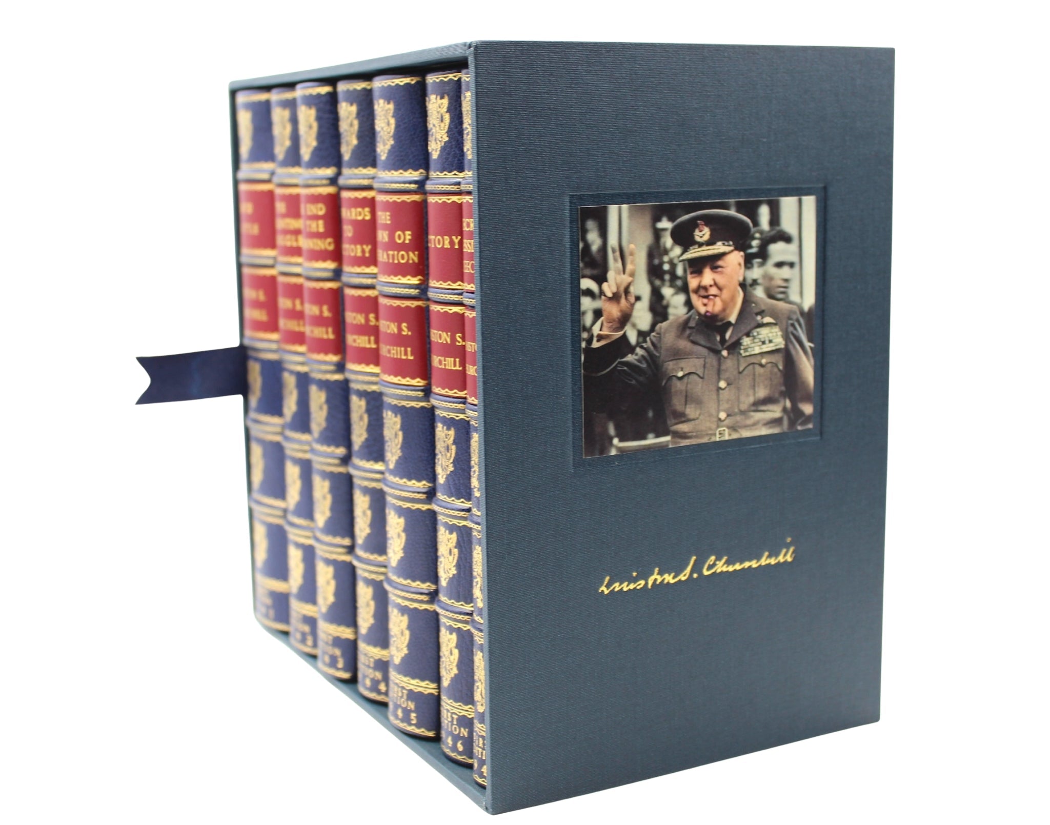 The War Speeches and Secret Session Speeches by Winston Churchill, First Editions, 7 Volume Set, 1941 - 46 - The Great Republic