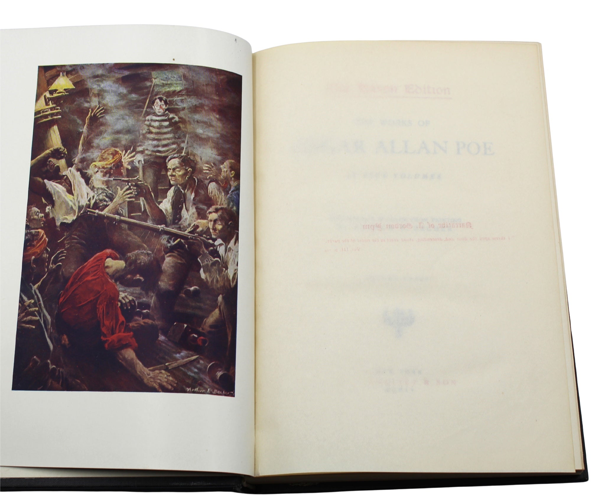 The Works of Edgar Allen Poe, Raven Edition, Five Volume Set, 1904 - The Great Republic
