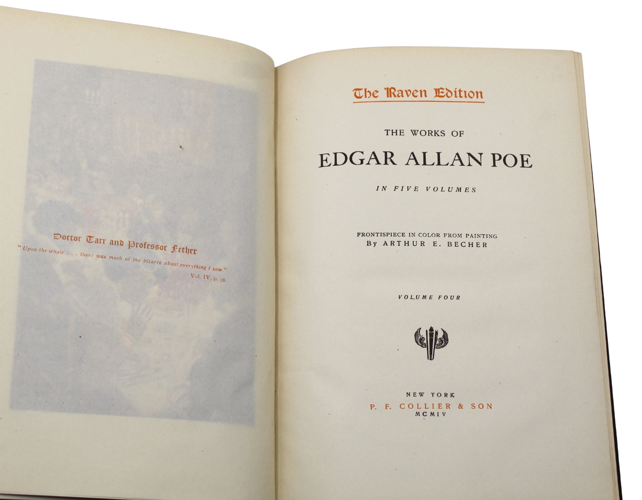 The Works of Edgar Allen Poe, Raven Edition, Five Volume Set, 1904 - The Great Republic