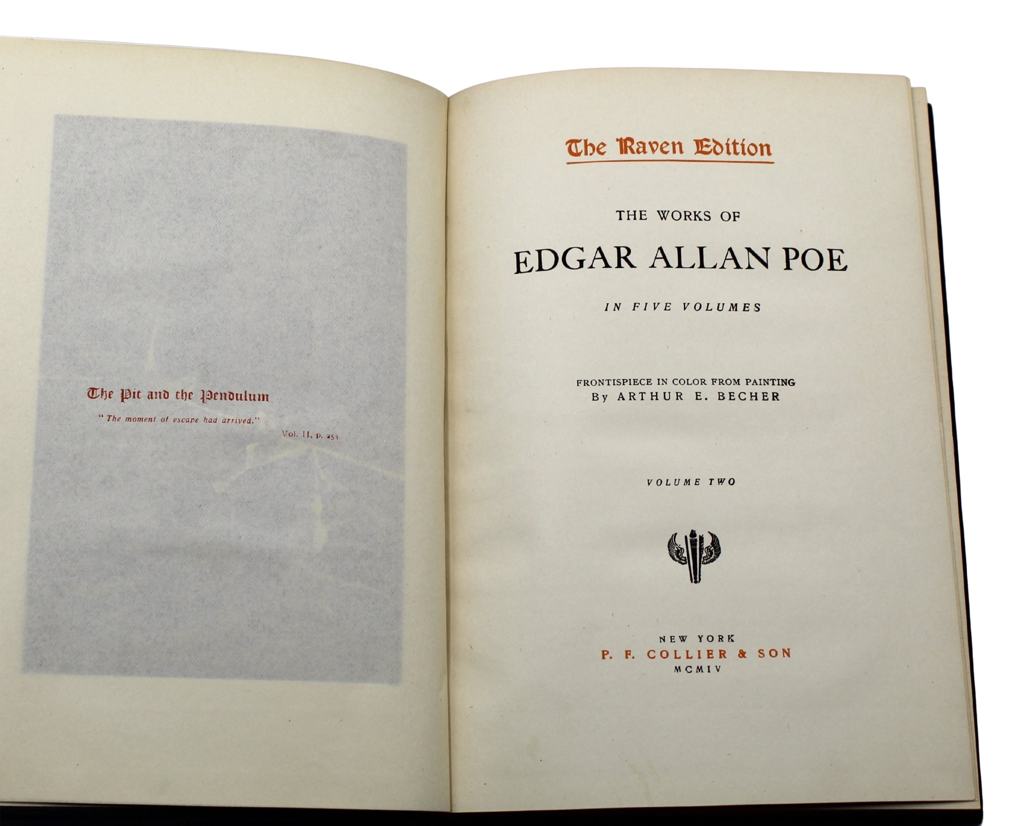 The Works of Edgar Allen Poe, Raven Edition, Five Volume Set, 1904 - The Great Republic